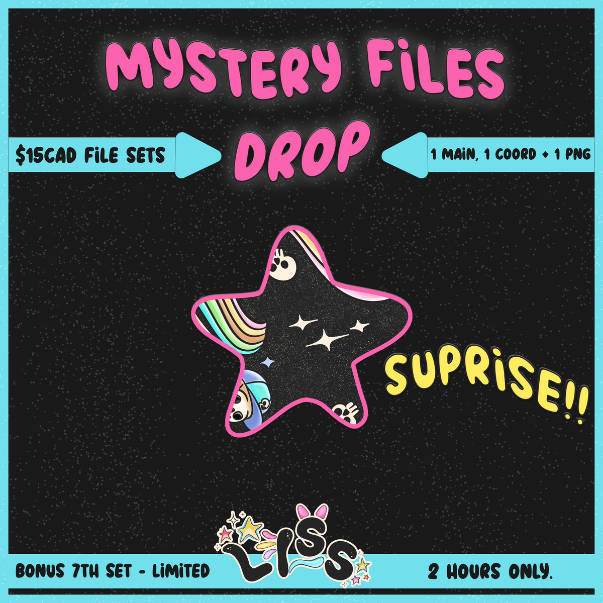 Lyss Doodles - Seamless - Mains - Mystery Files - #7