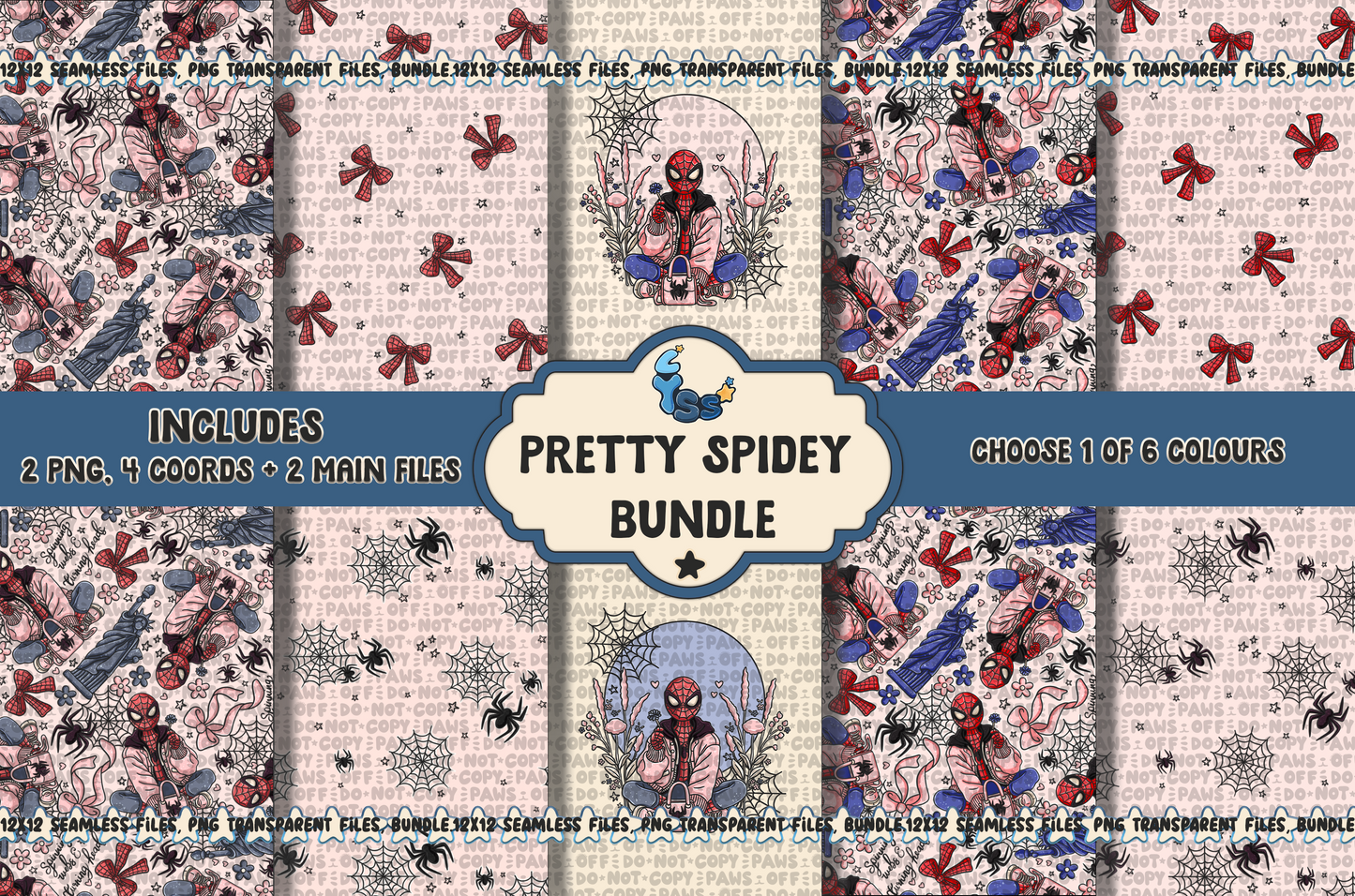 2025 - Lyss Doodles - BUNDLES - Superhero Collection - Pretty Spidey - 24LD087