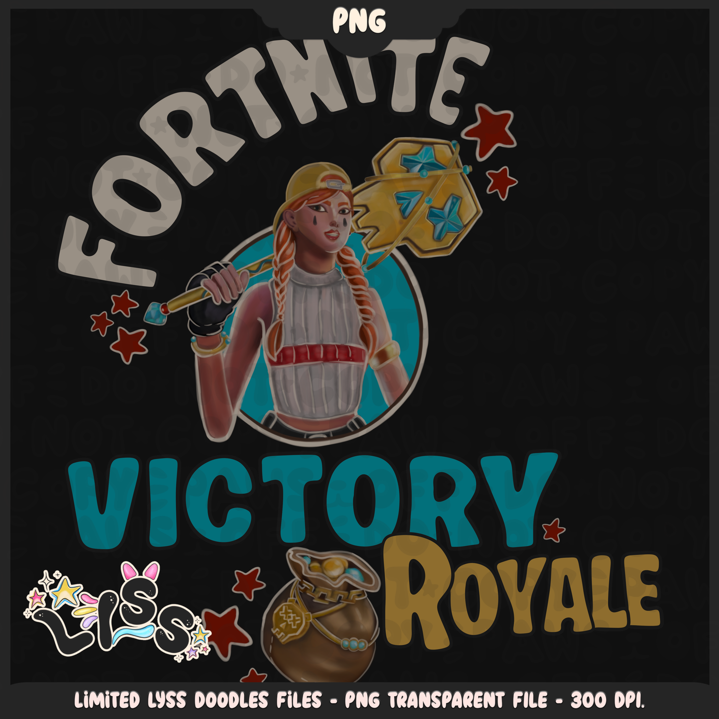 2024 - Lyss Doodles - PNG Files - Fort Battle - Aura