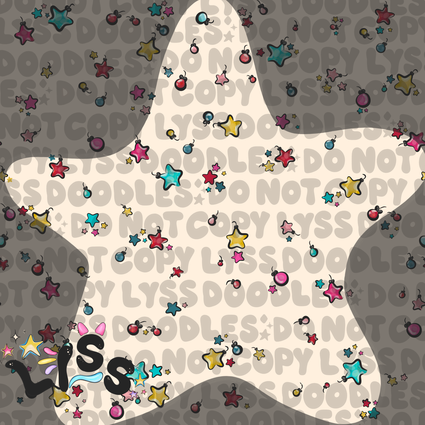 2023 - Lyss Doodles - Seamless - Coordinates - The Ville - Cindi - 23LD002