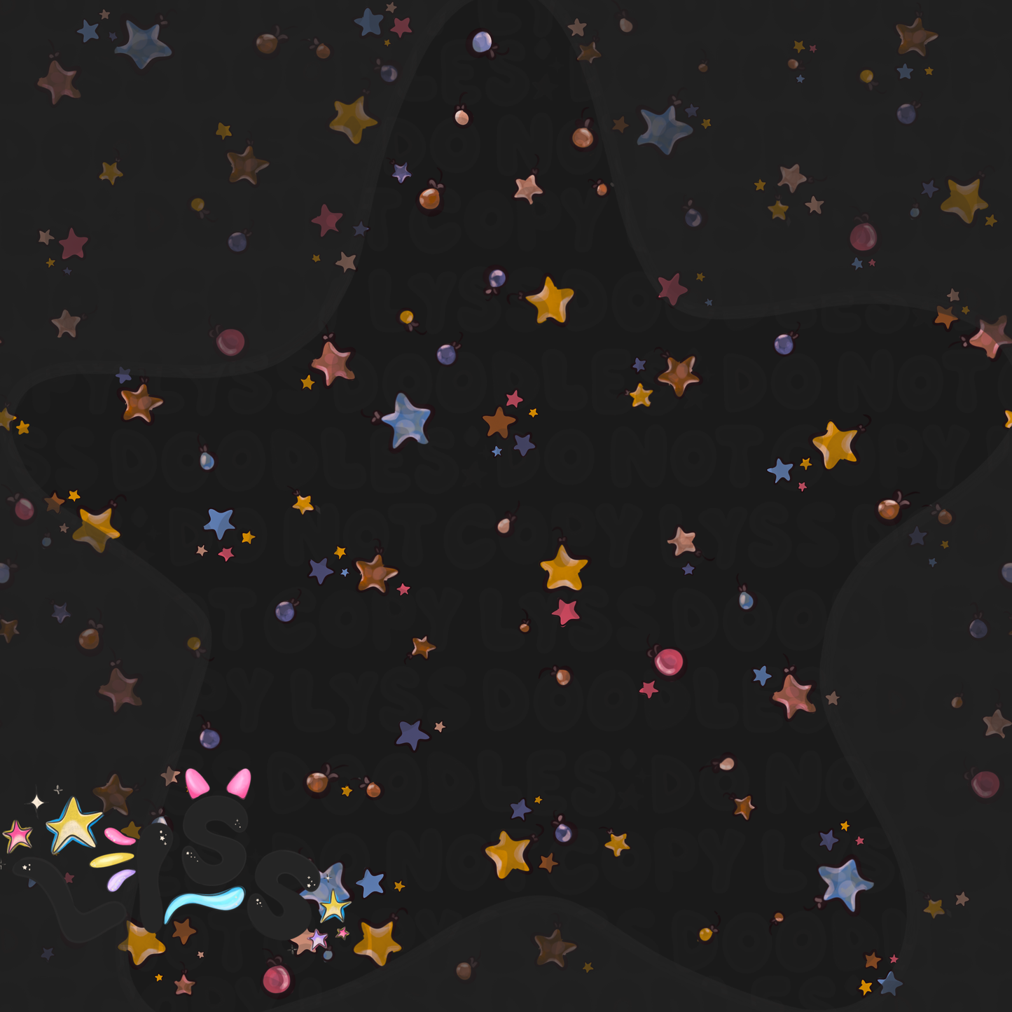 2023 - Lyss Doodles - Seamless - Coordinates - The Ville - Cindi - 23LD002