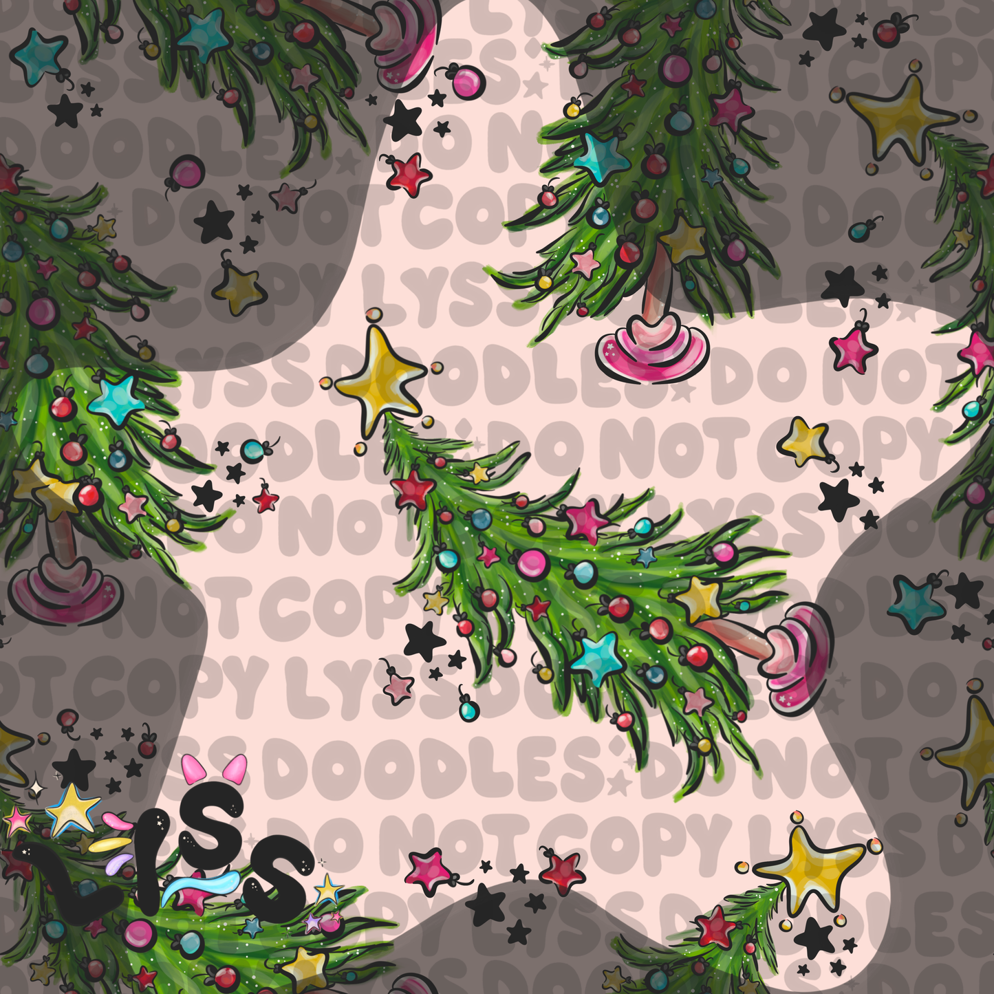 2023 - Lyss Doodles - Seamless - Mains - The Ville - Cindi - 23LD002