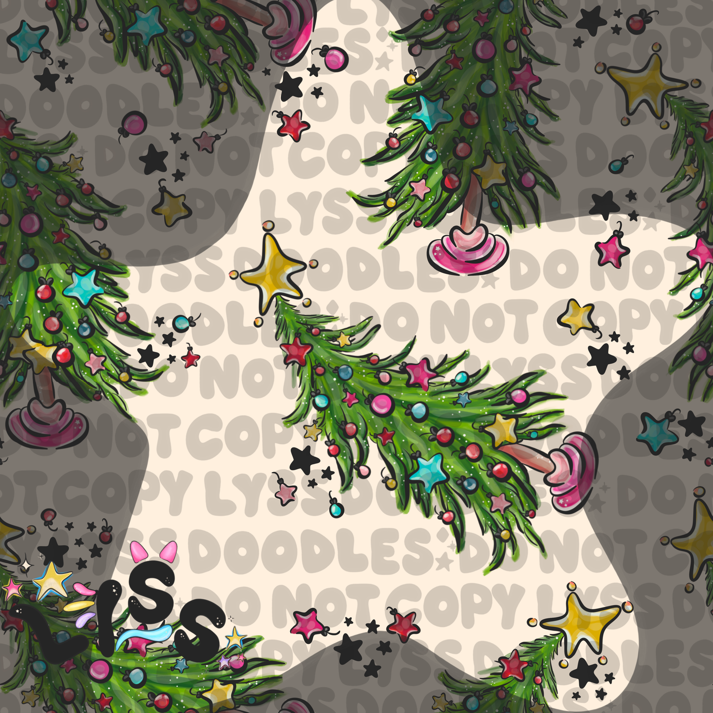 2023 - Lyss Doodles - Seamless - Mains - The Ville - Cindi - 23LD002