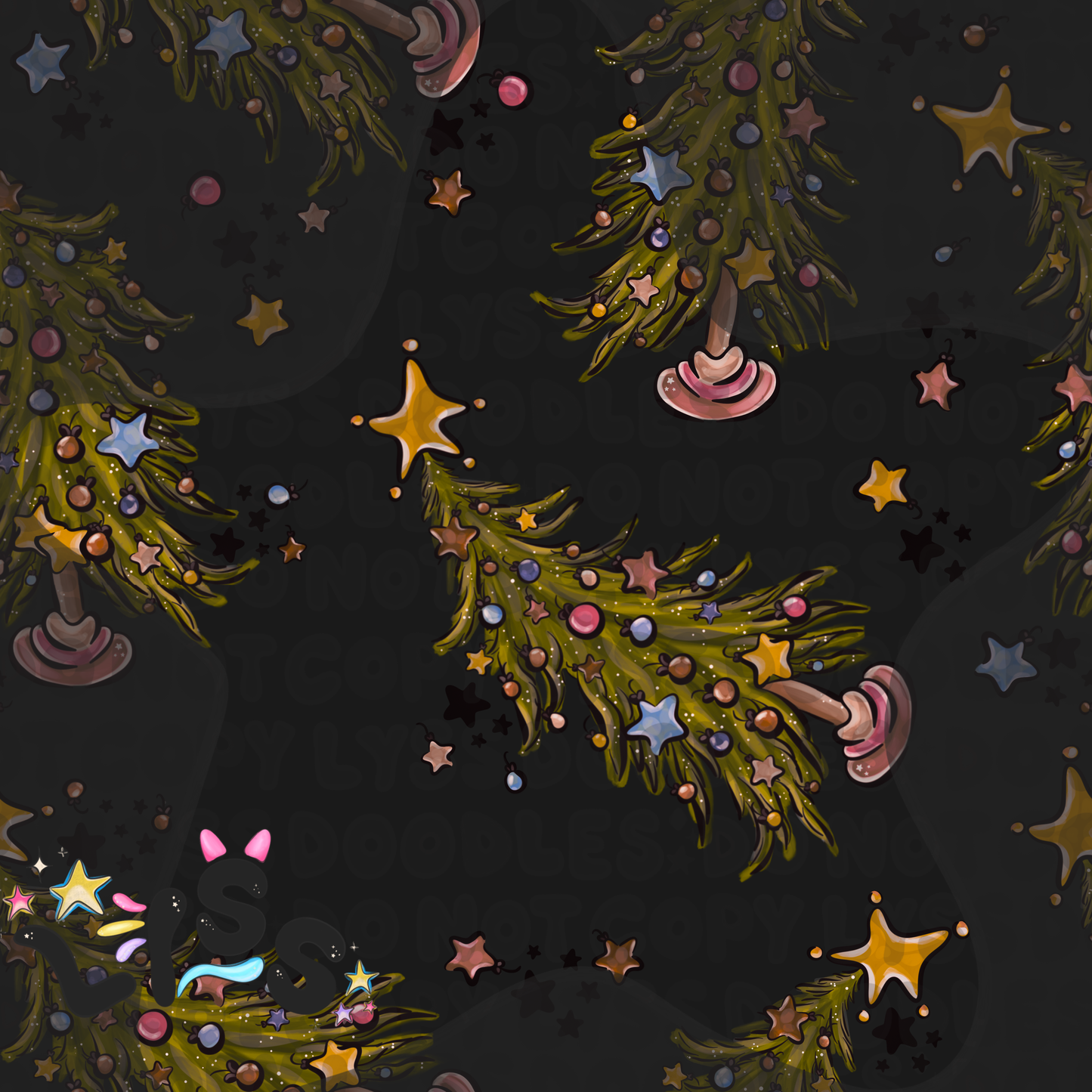 2023 - Lyss Doodles - Seamless - Mains - The Ville - Cindi - 23LD002