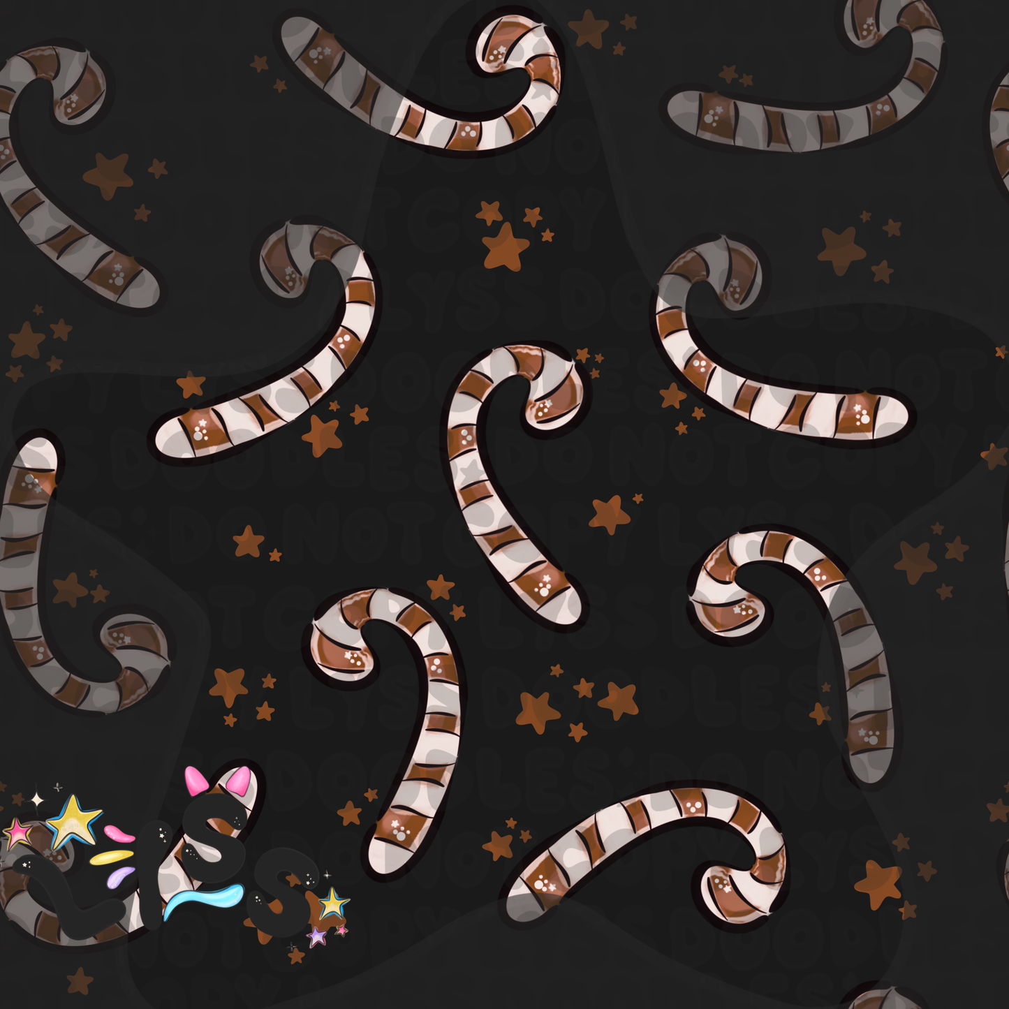 2023 - Lyss Doodles - Seamless - Coordinates - The Ville - Cindi - 23LD002