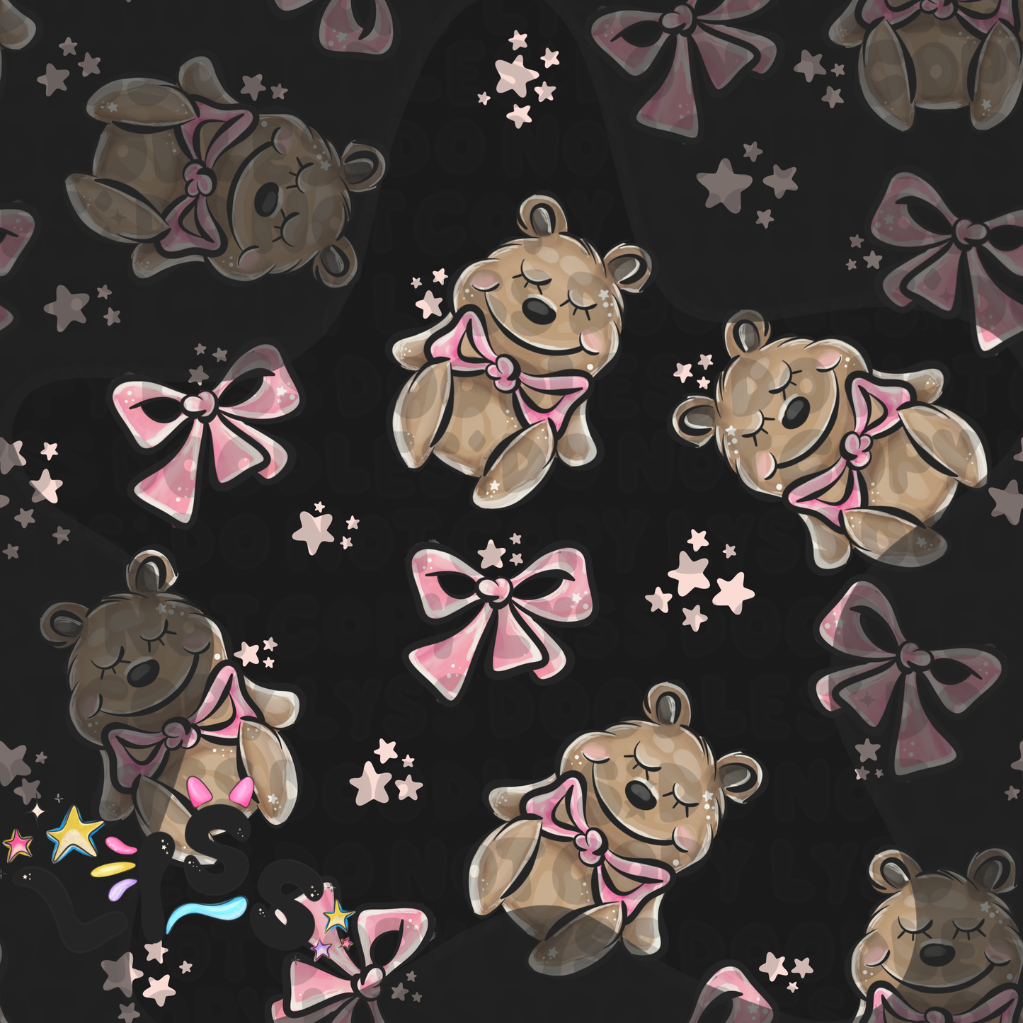 2023 - Lyss Doodles - Seamless - Coordinates - The Ville - Cindi - 23LD002
