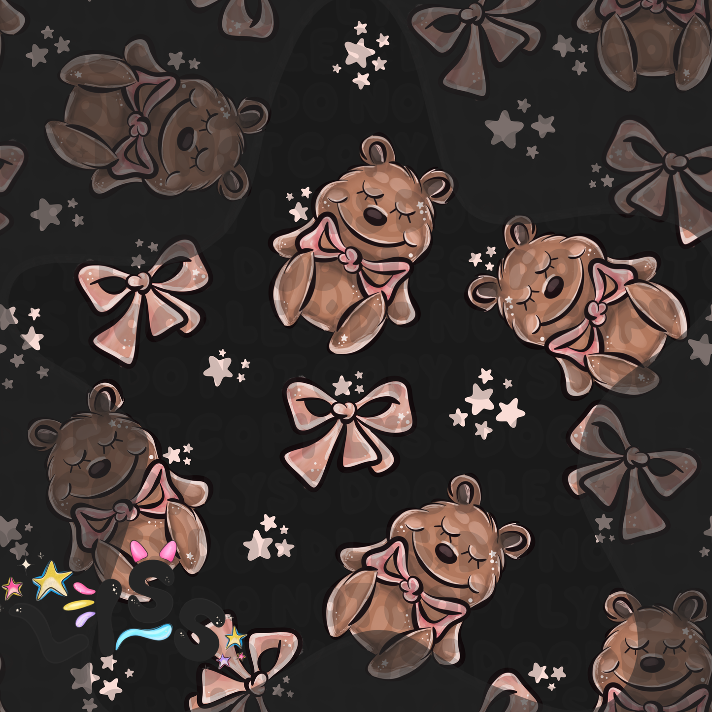 2023 - Lyss Doodles - Seamless - Coordinates - The Ville - Cindi - 23LD002