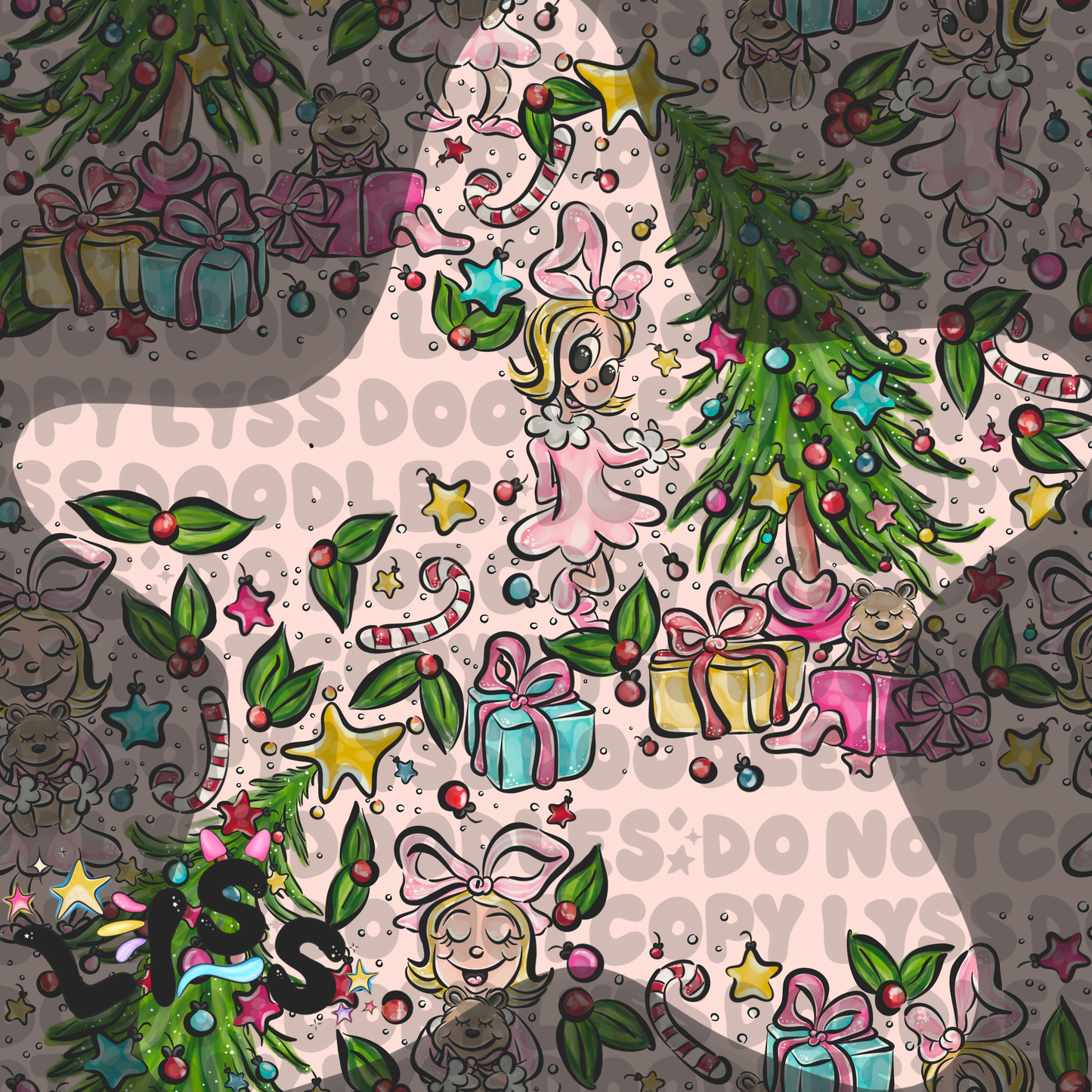 2023 - Lyss Doodles - Seamless - Mains - The Ville - Cindi - 23LD002 - CUSTOMIZABLE