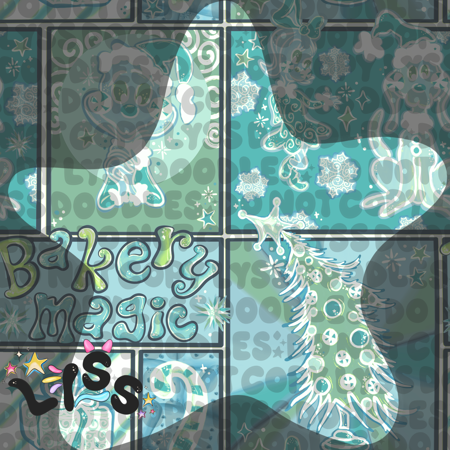 2023 - Lyss Doodles - Seamless - Mains - The Ville - 23LD001
