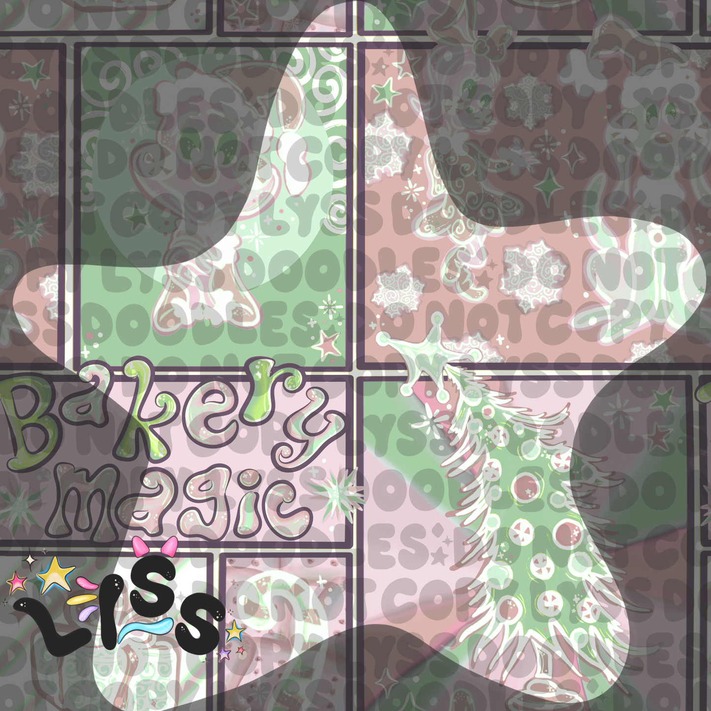 2023 - Lyss Doodles - Seamless - Mains - The Ville - 23LD001