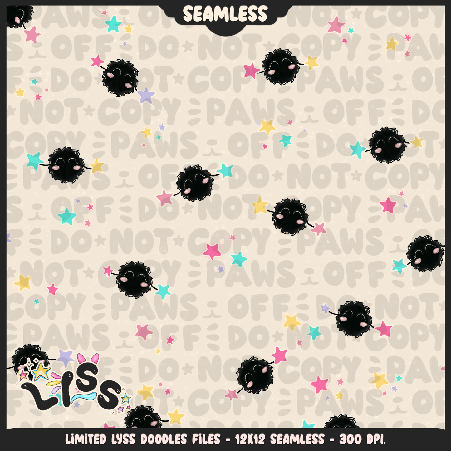 2023 - Lyss Doodles - Seamless - Coordinates - Winter Studio - 23LD009