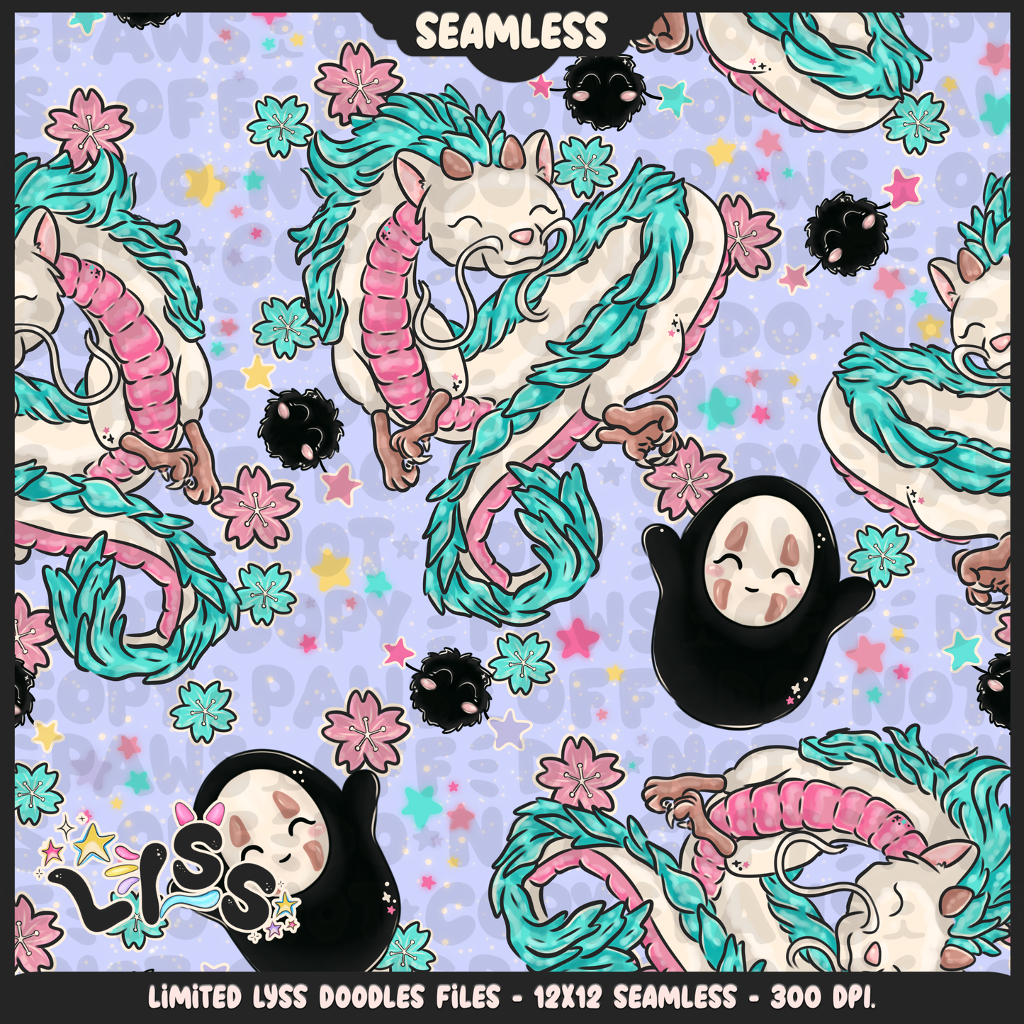 2023 - Lyss Doodles - Seamless - Mains - Winter Studio - 23LD009