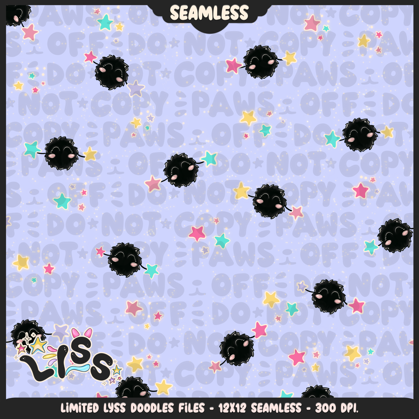 2023 - Lyss Doodles - Seamless - Coordinates - Winter Studio - 23LD009