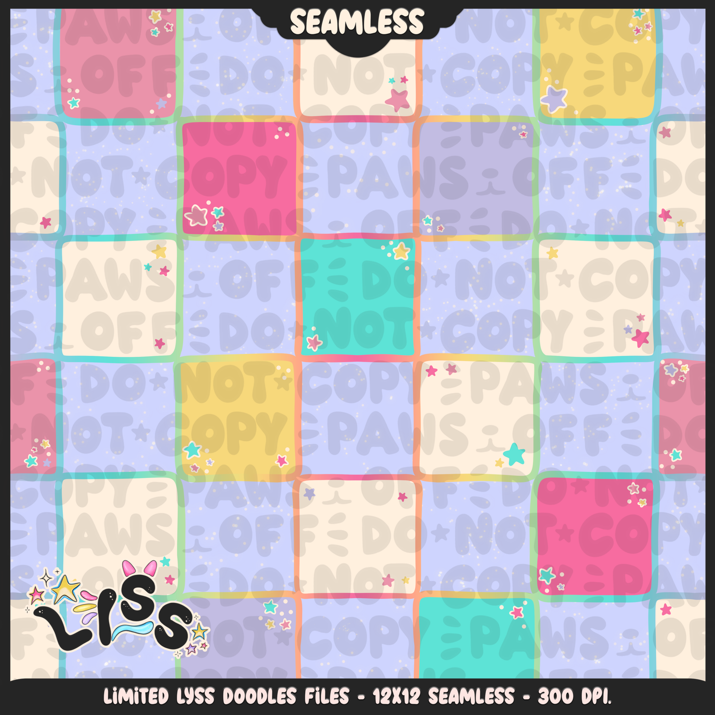 2023 - Lyss Doodles - Seamless - Coordinates - Winter Studio - 23LD009