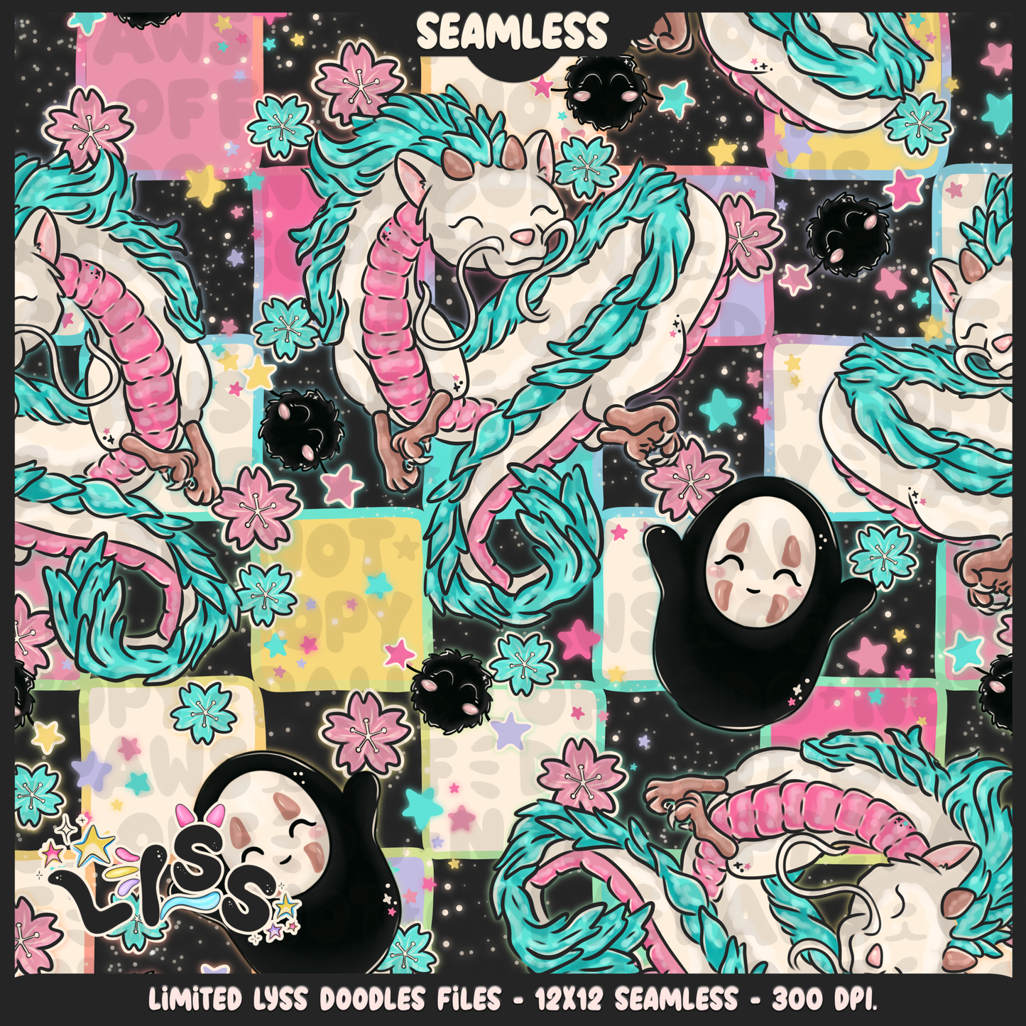 2023 - Lyss Doodles - Seamless - Mains - Winter Studio - 23LD009