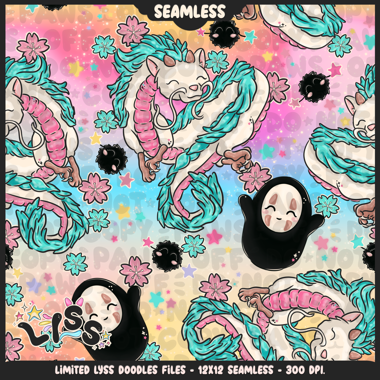 2023 - Lyss Doodles - Seamless - Mains - Winter Studio - 23LD009