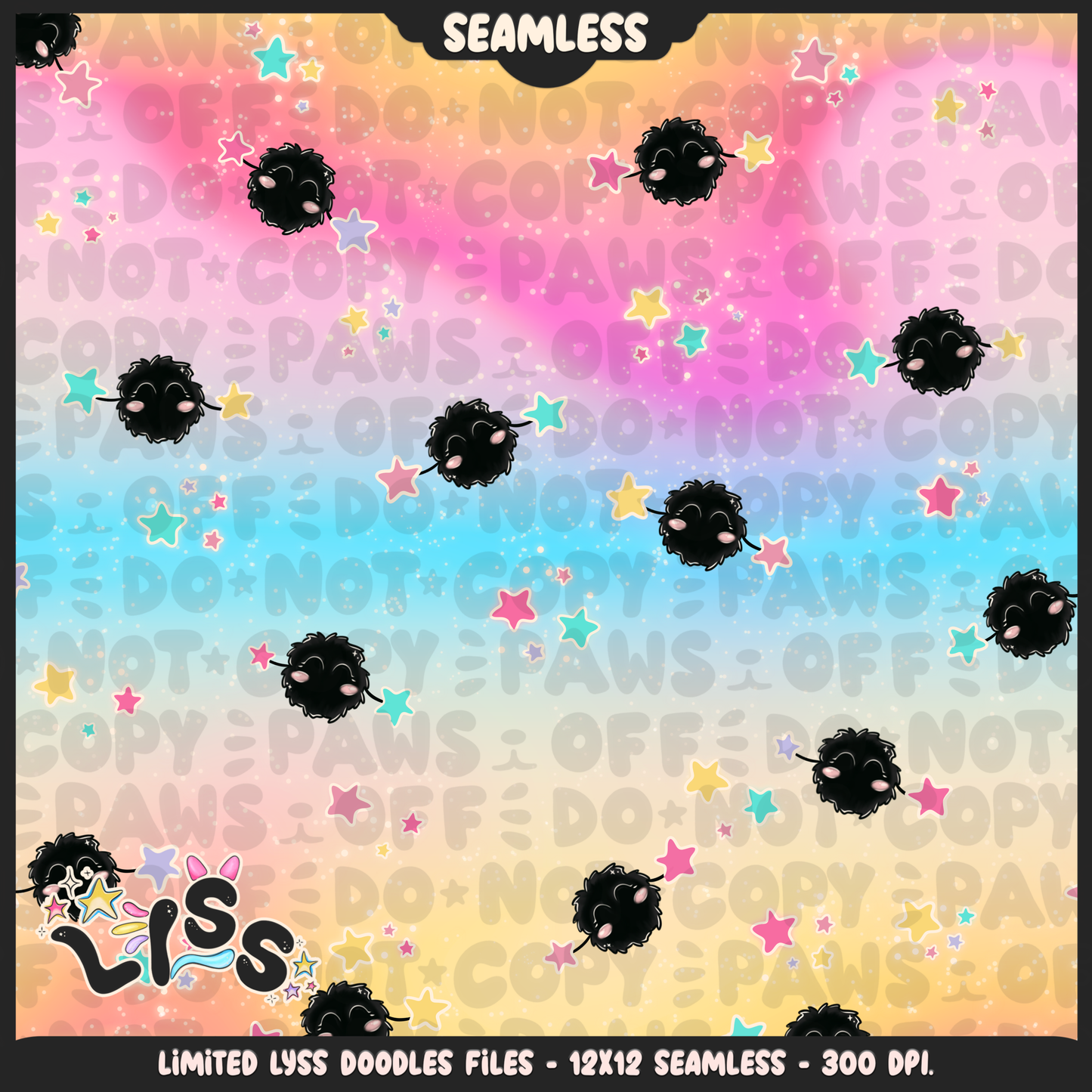 2023 - Lyss Doodles - Seamless - Coordinates - Winter Studio - 23LD009