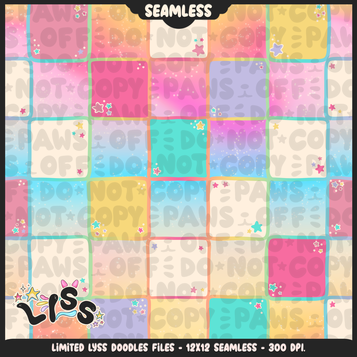 2023 - Lyss Doodles - Seamless - Coordinates - Winter Studio - 23LD009