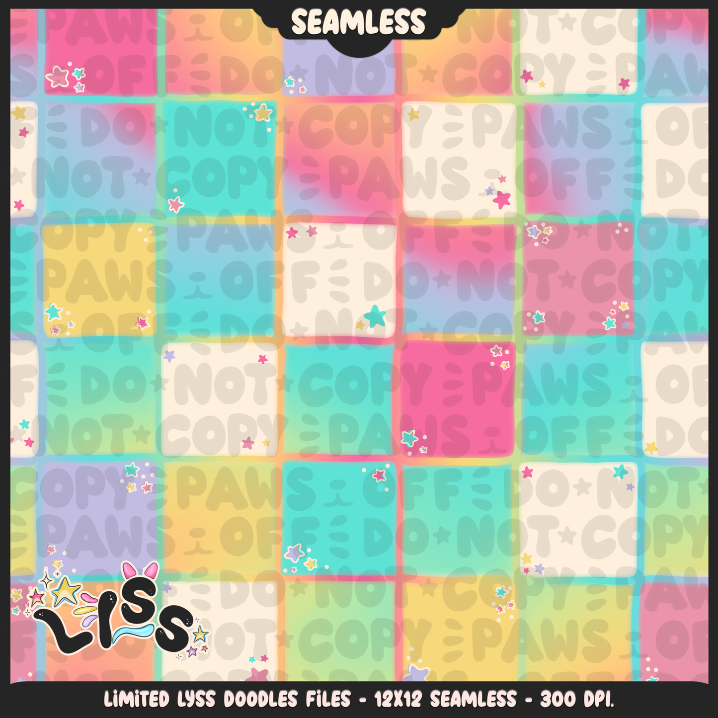 2023 - Lyss Doodles - Seamless - Coordinates - Winter Studio - 23LD009