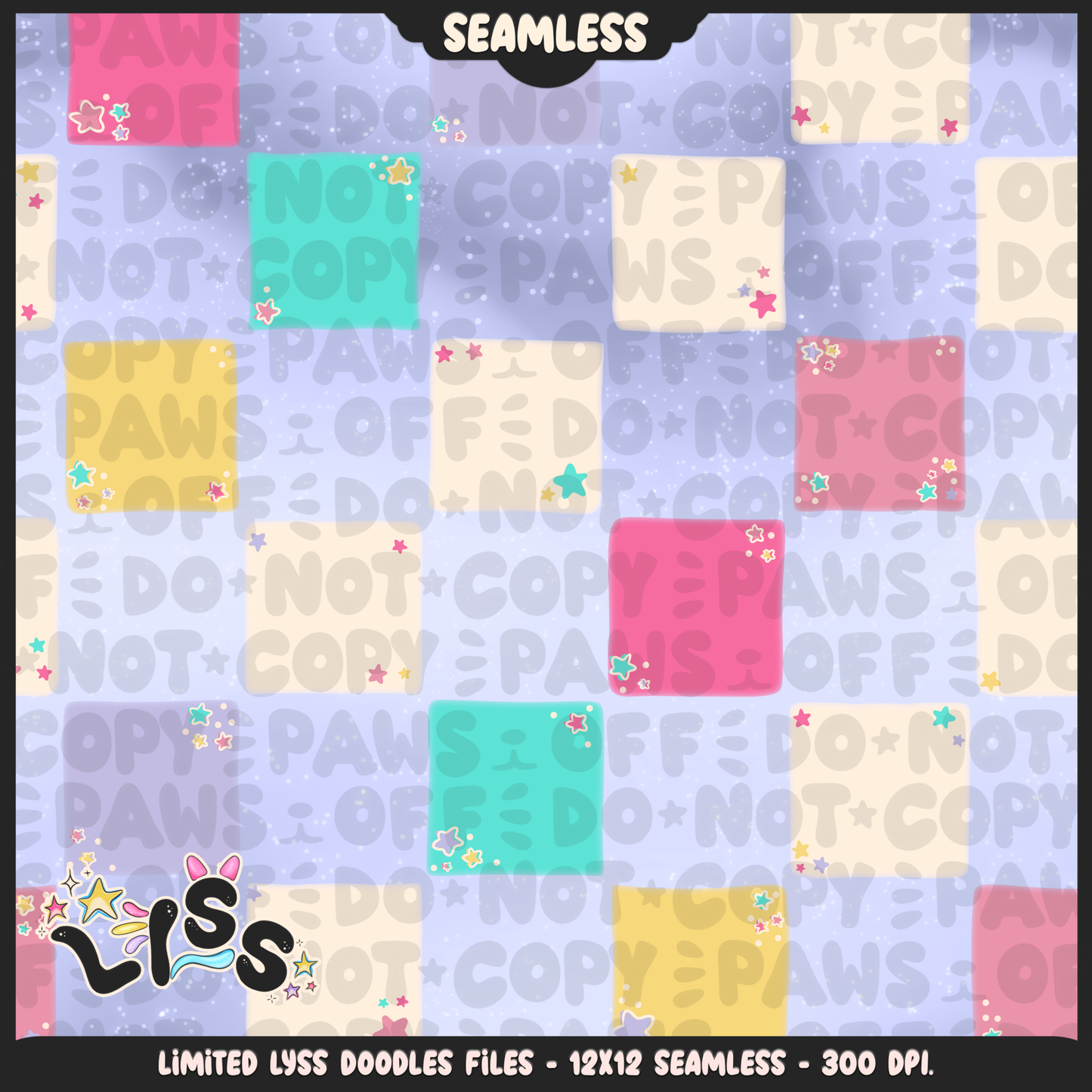 2023 - Lyss Doodles - Seamless - Coordinates - Winter Studio - 23LD009