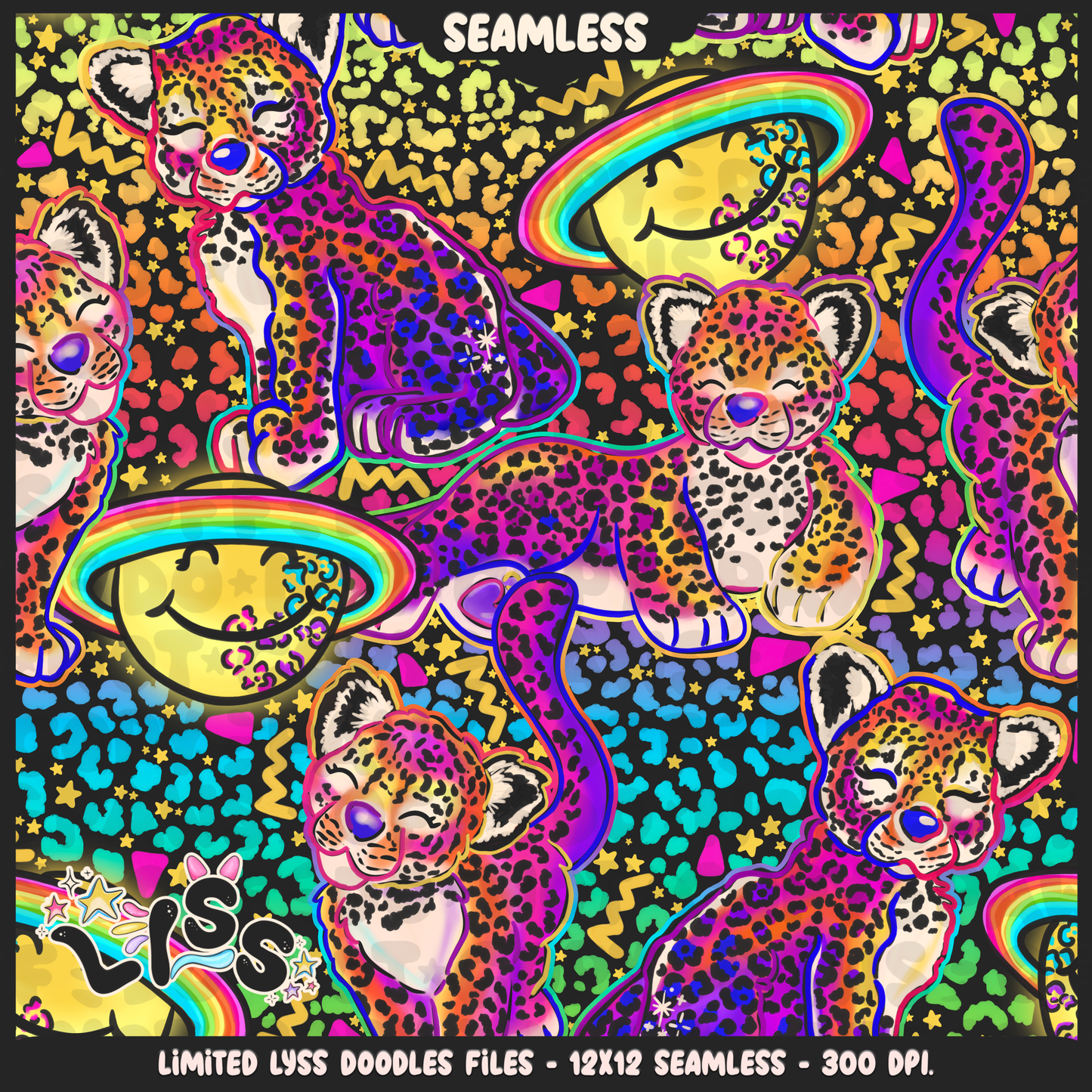 2023 - Lyss Doodles - Seamless - Mains - Inspired LF - 23LD010