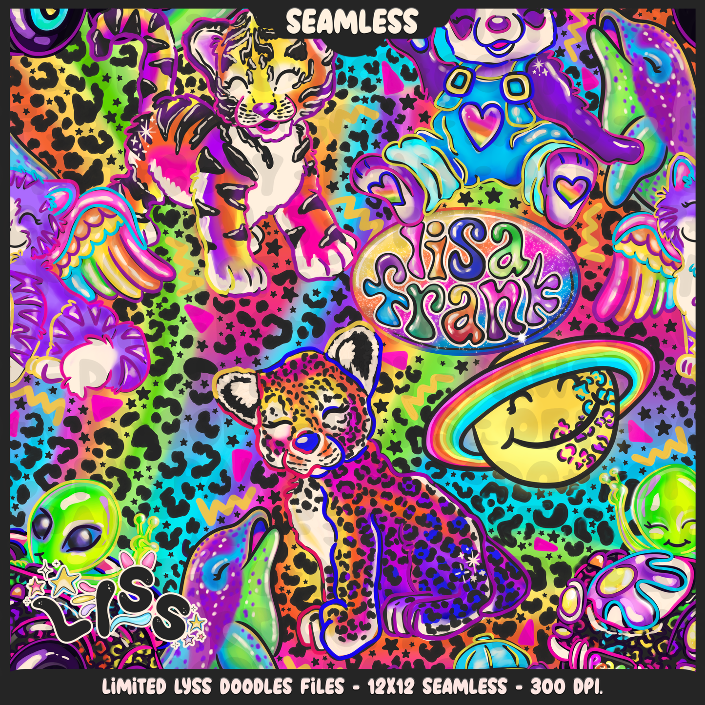 2023 - Lyss Doodles - Seamless - Mains - Inspired LF - 23LD010