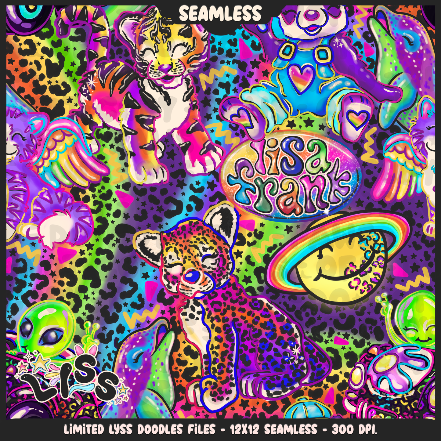 2023 - Lyss Doodles - Seamless - Mains - Inspired LF - 23LD010
