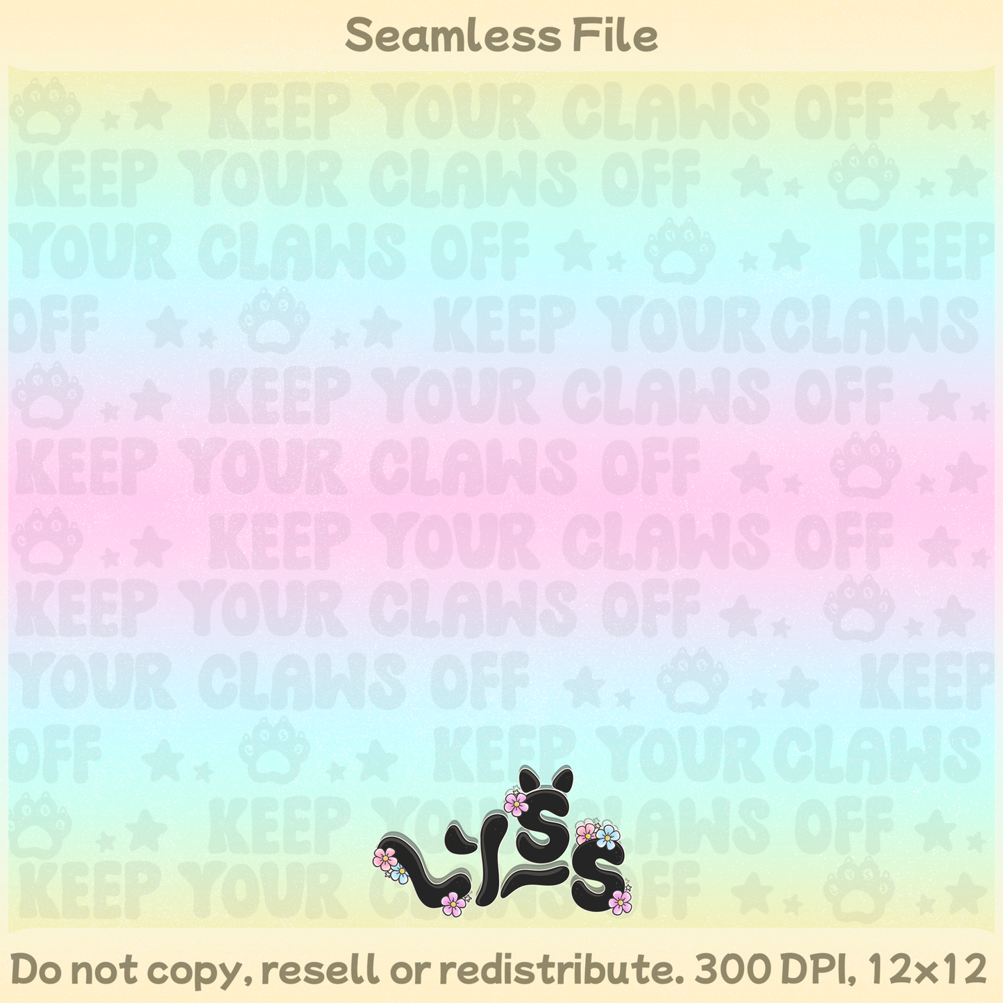2026 - Lyss Doodles - Seamless Coordinate - Mystery Files #4 - 26LD014