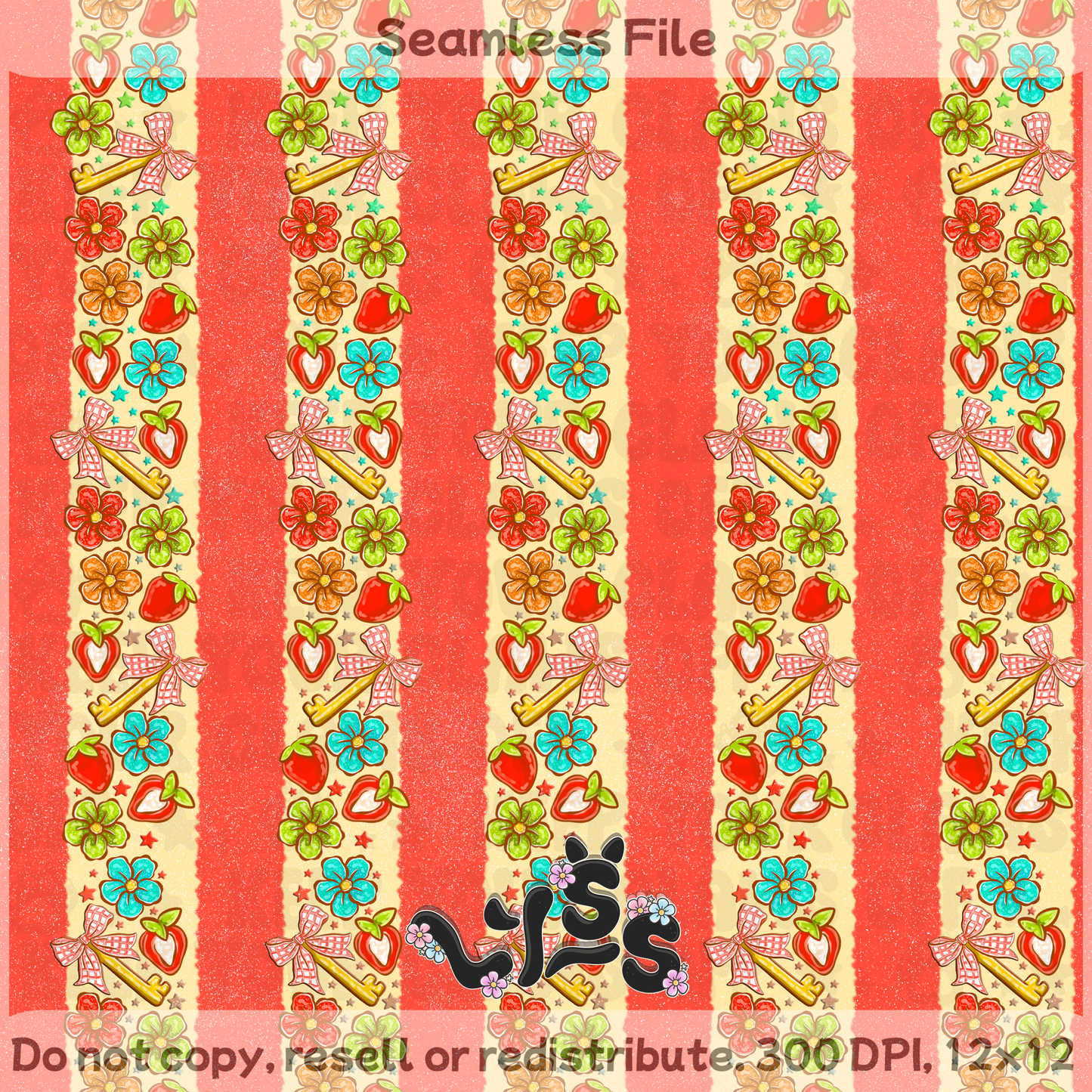 2026 - Lyss Doodles - Seamless Coordinate - Mystery Files #2 - 26LD017