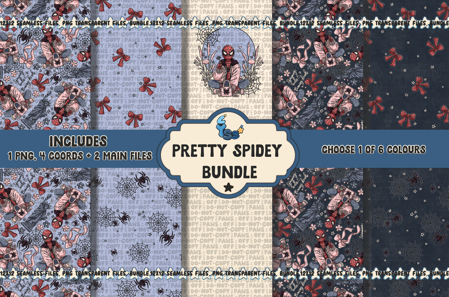 2025 - Lyss Doodles - BUNDLES - Superhero Collection - Pretty Spidey - 24LD087