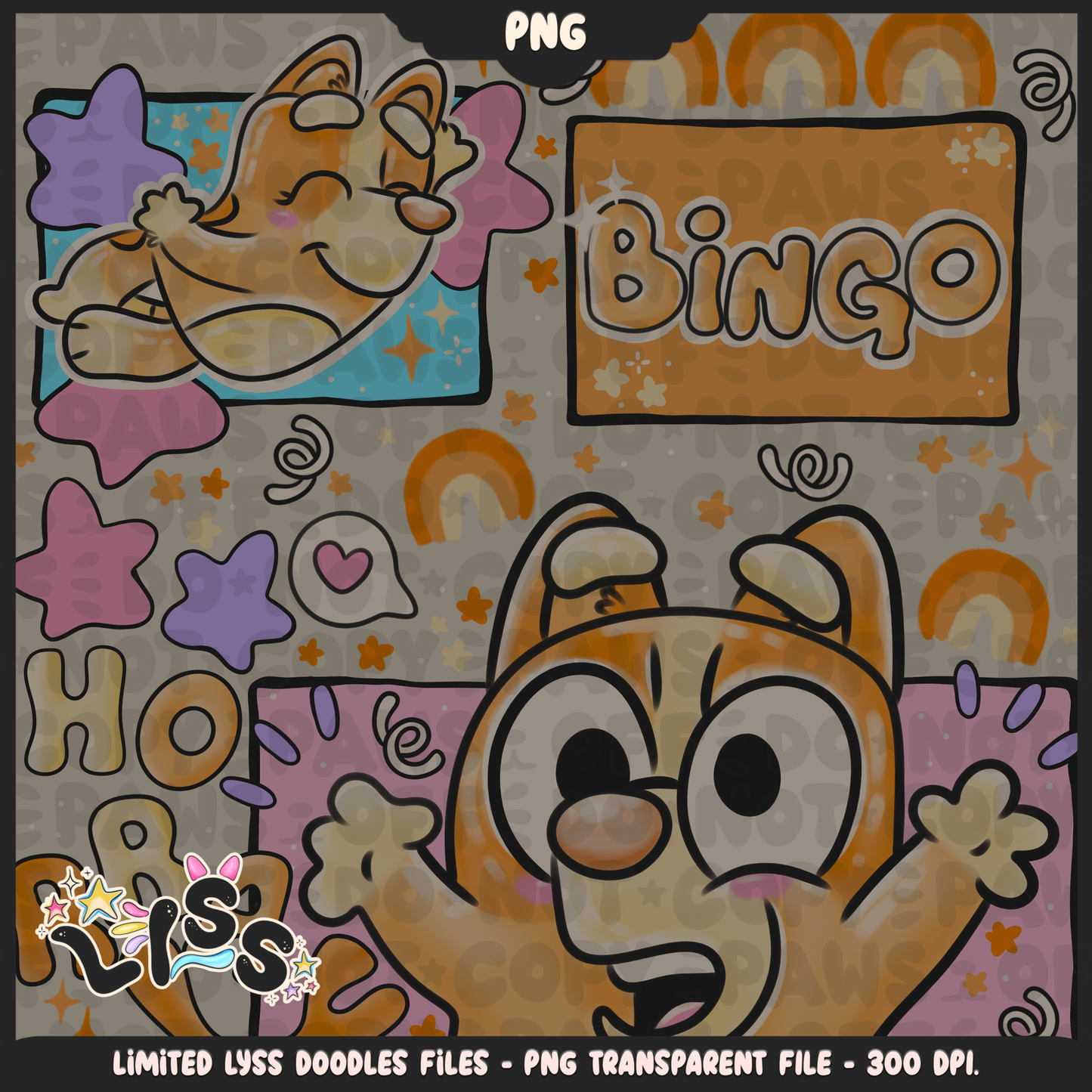 2023 - Lyss Doodles - PNG Files - Fun Kids - 23LD017