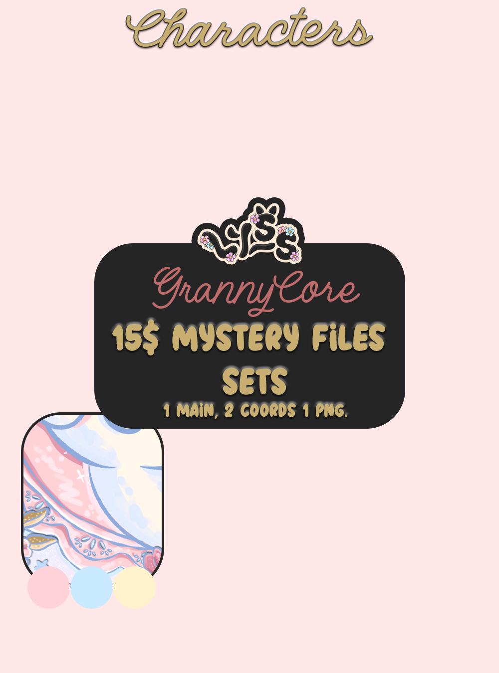 2026 - Lyss Doodles - Seamless - Mystery Files #4 - 26LD010