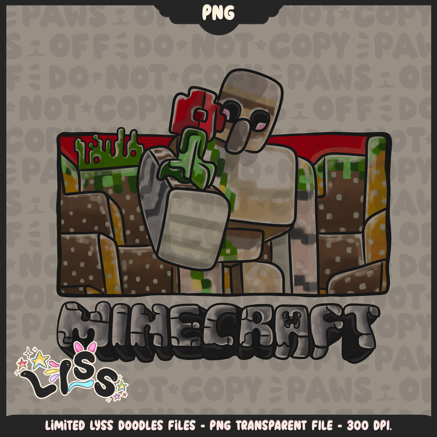 2023 - Lyss Doodles - PNG Files - Block Game - Bold Village - 23LD019