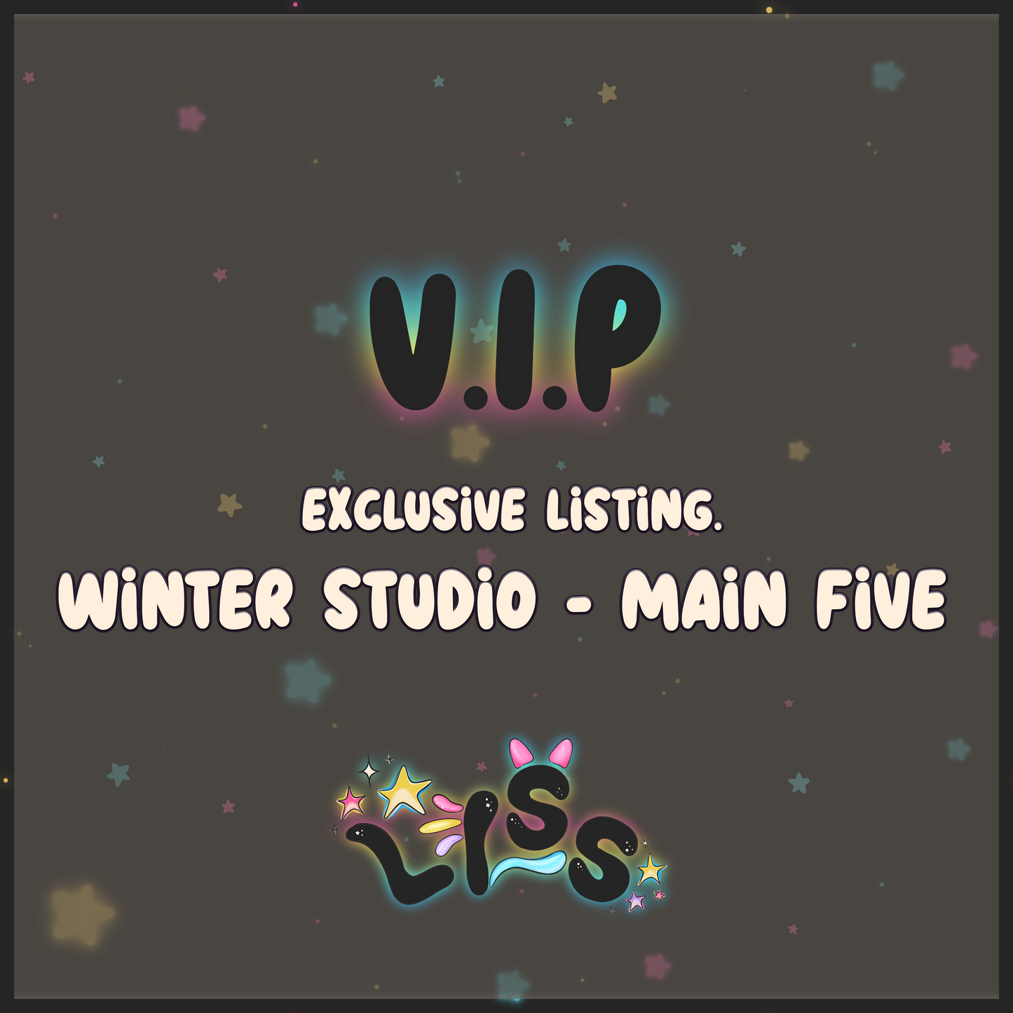2023 - Lyss Doodles - Seamless - Mains - Winter Studio - 23LD009