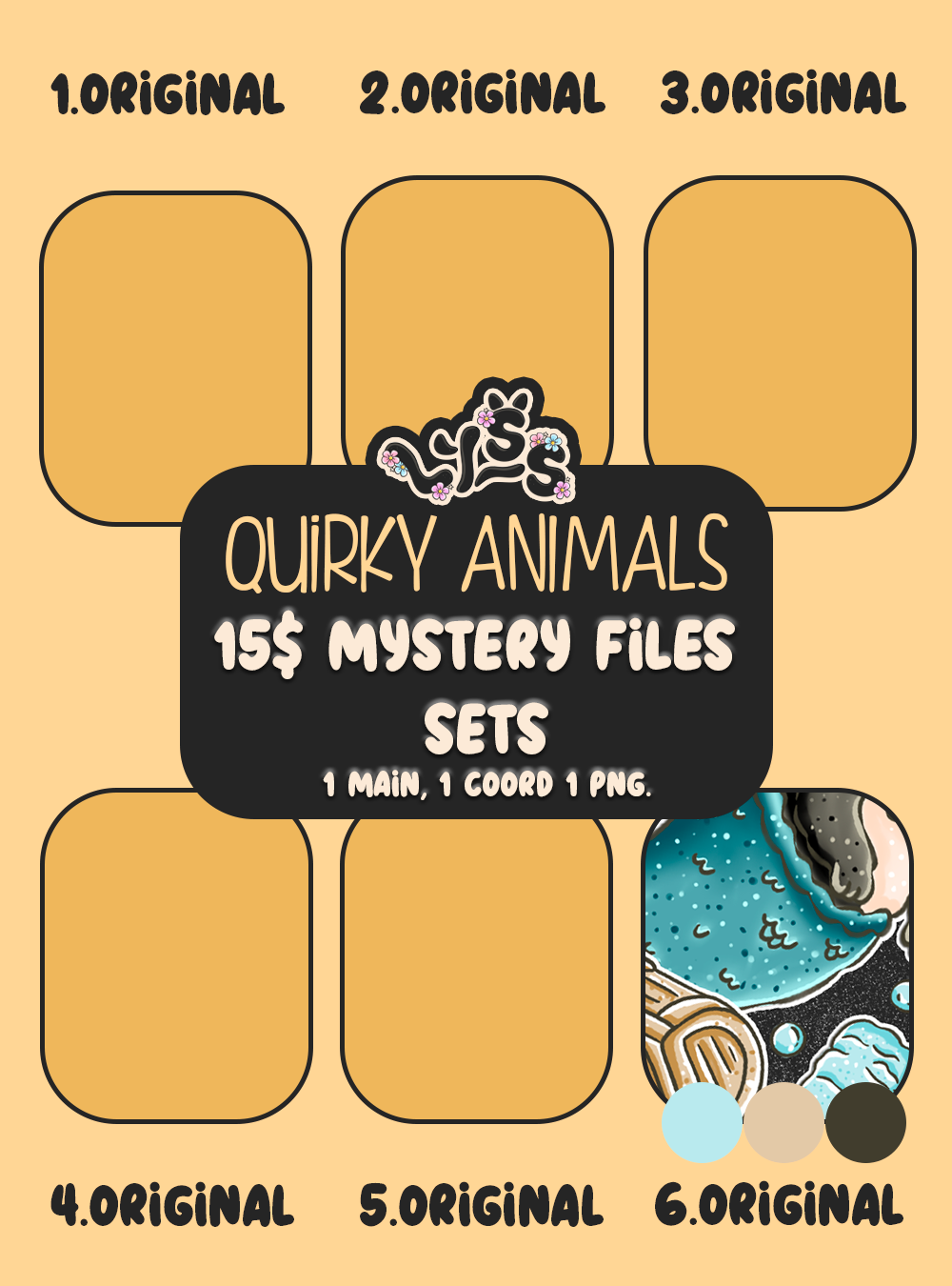 2025 - Lyss Doodles - Seamless - Mystery Files #6 - 25LD064