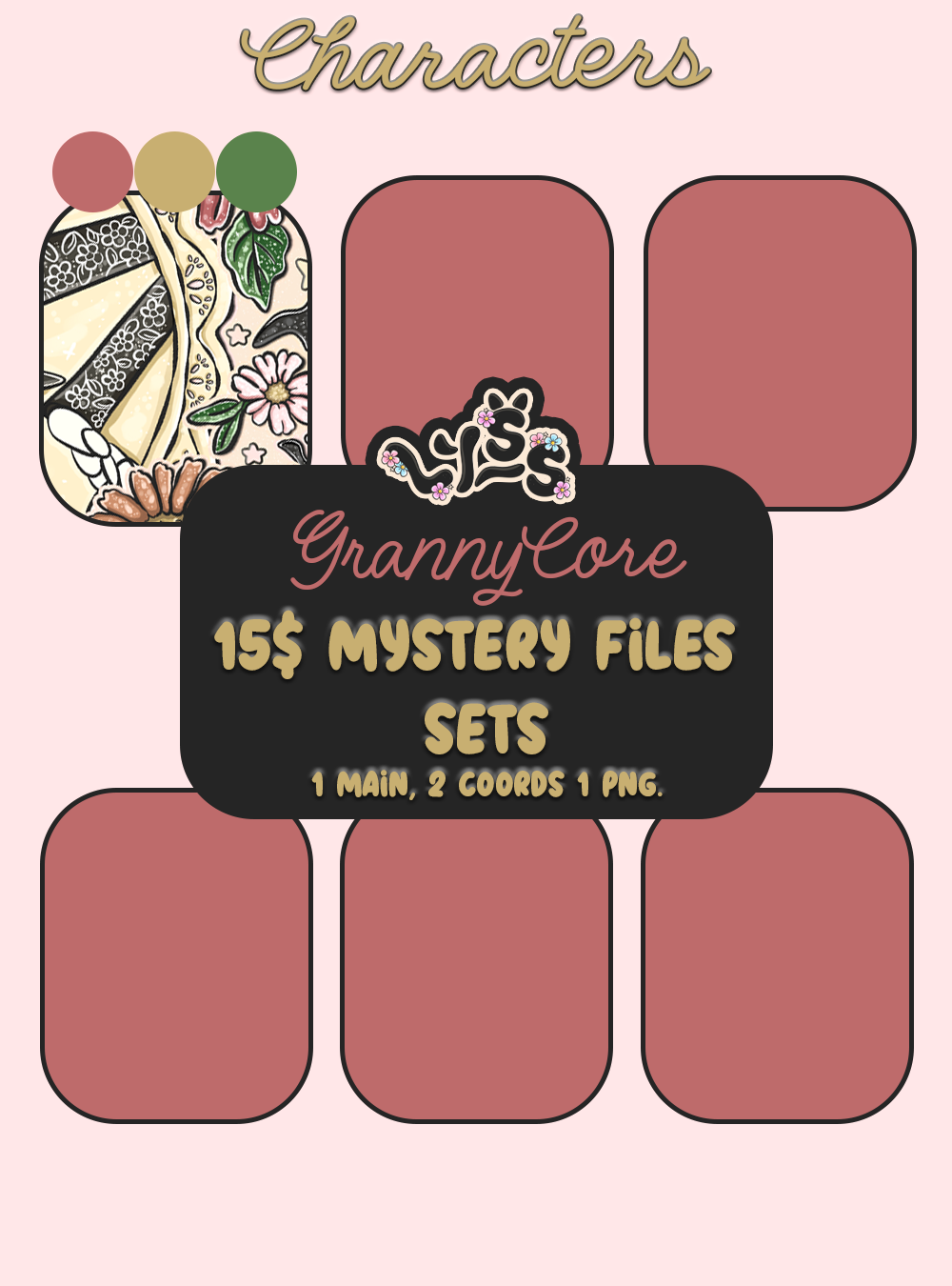 2026 - Lyss Doodles - Seamless - Mystery Files #1 - 26LD007