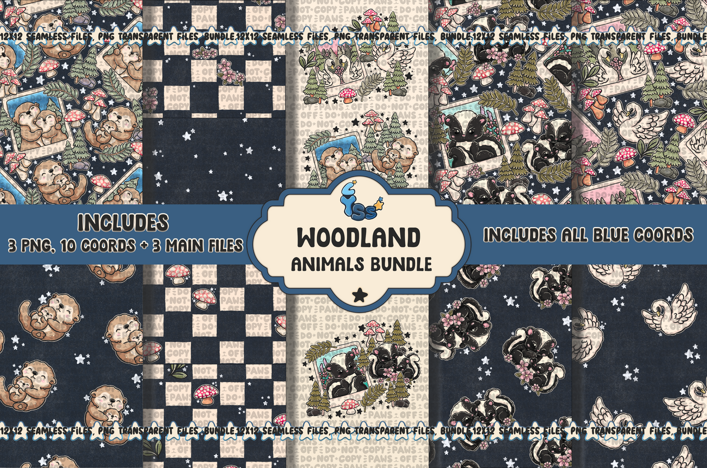2024 - Lyss Doodles - BUNDLES - Woodland Animals - 24LD082