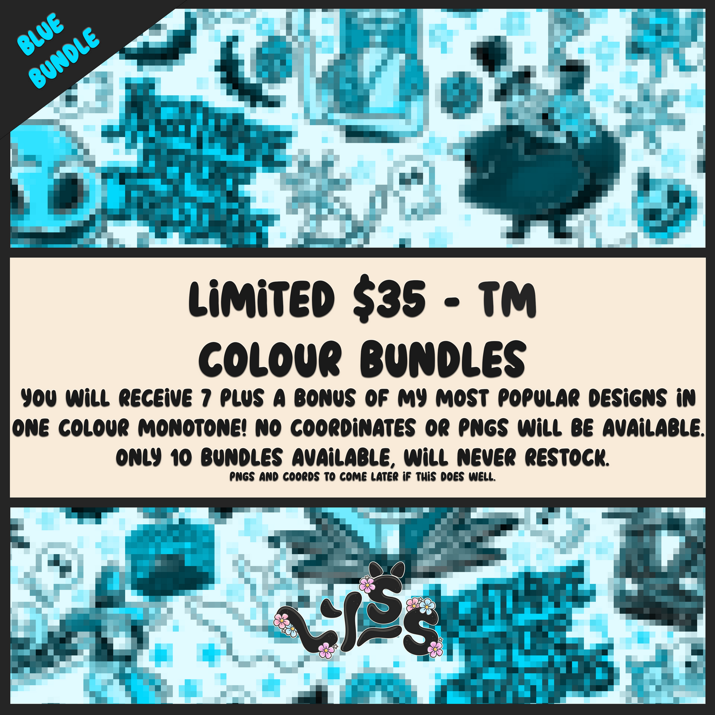 2025 - Lyss Doodles - Seamless - Monotone Bundles - TM