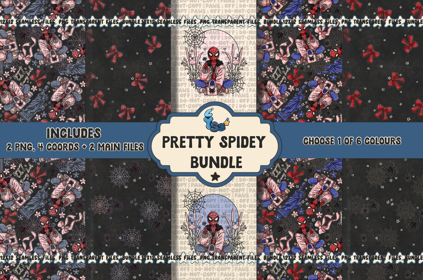 2025 - Lyss Doodles - BUNDLES - Superhero Collection - Pretty Spidey - 24LD087