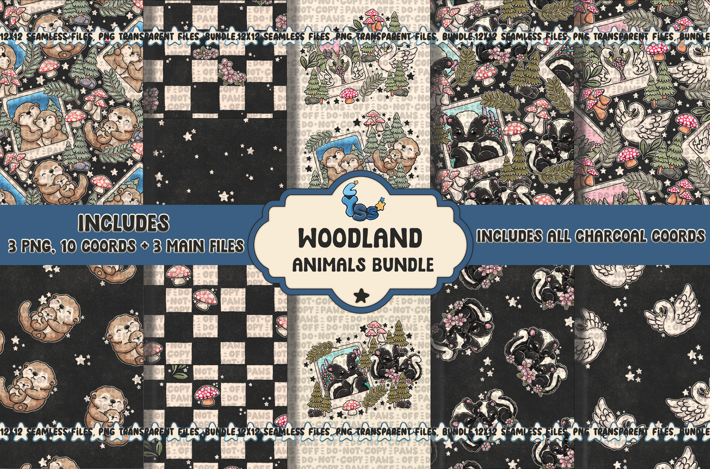 2024 - Lyss Doodles - BUNDLES - Woodland Animals - 24LD082