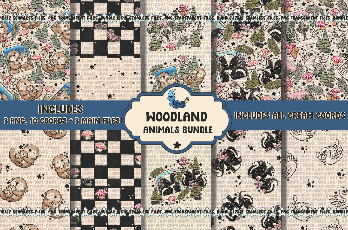 2024 - Lyss Doodles - BUNDLES - Woodland Animals - 24LD082