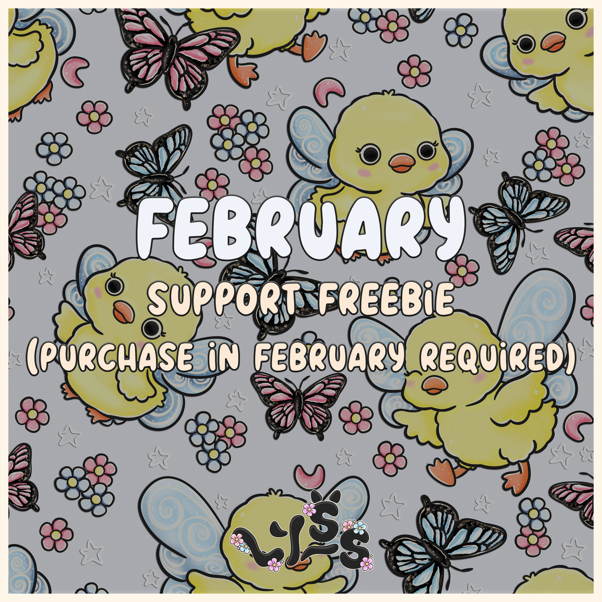 Lyss Doodles - February - Support Freebie!