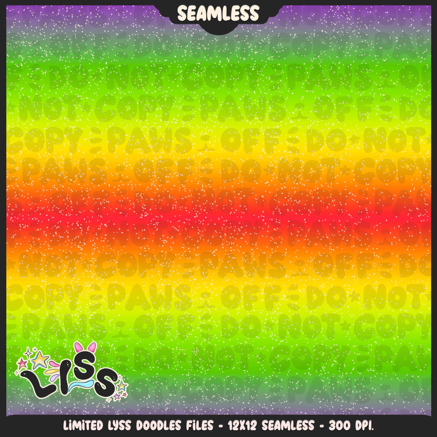 2023 - Lyss Doodles - Seamless - Coordinates - Animatronics - 23LD016