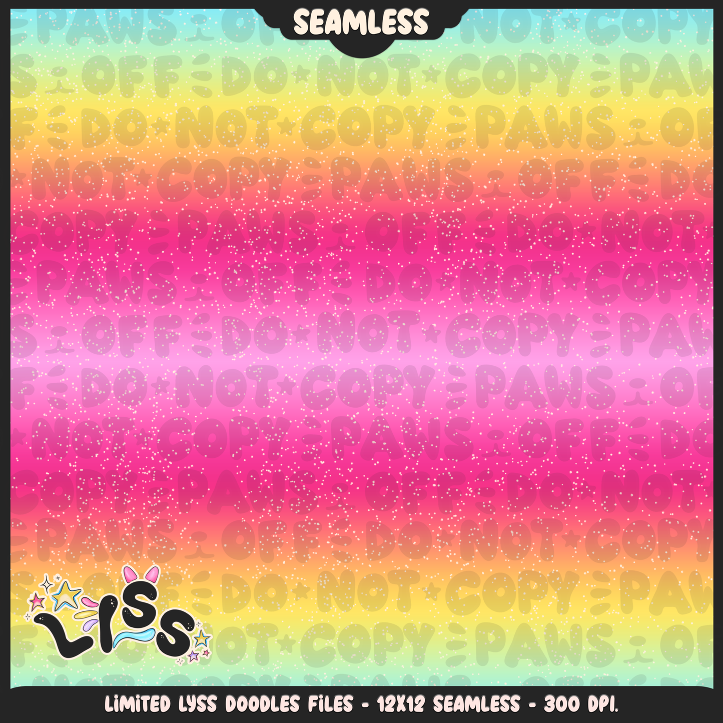 2023 - Lyss Doodles - Seamless - Coordinates - Animatronics - 23LD016