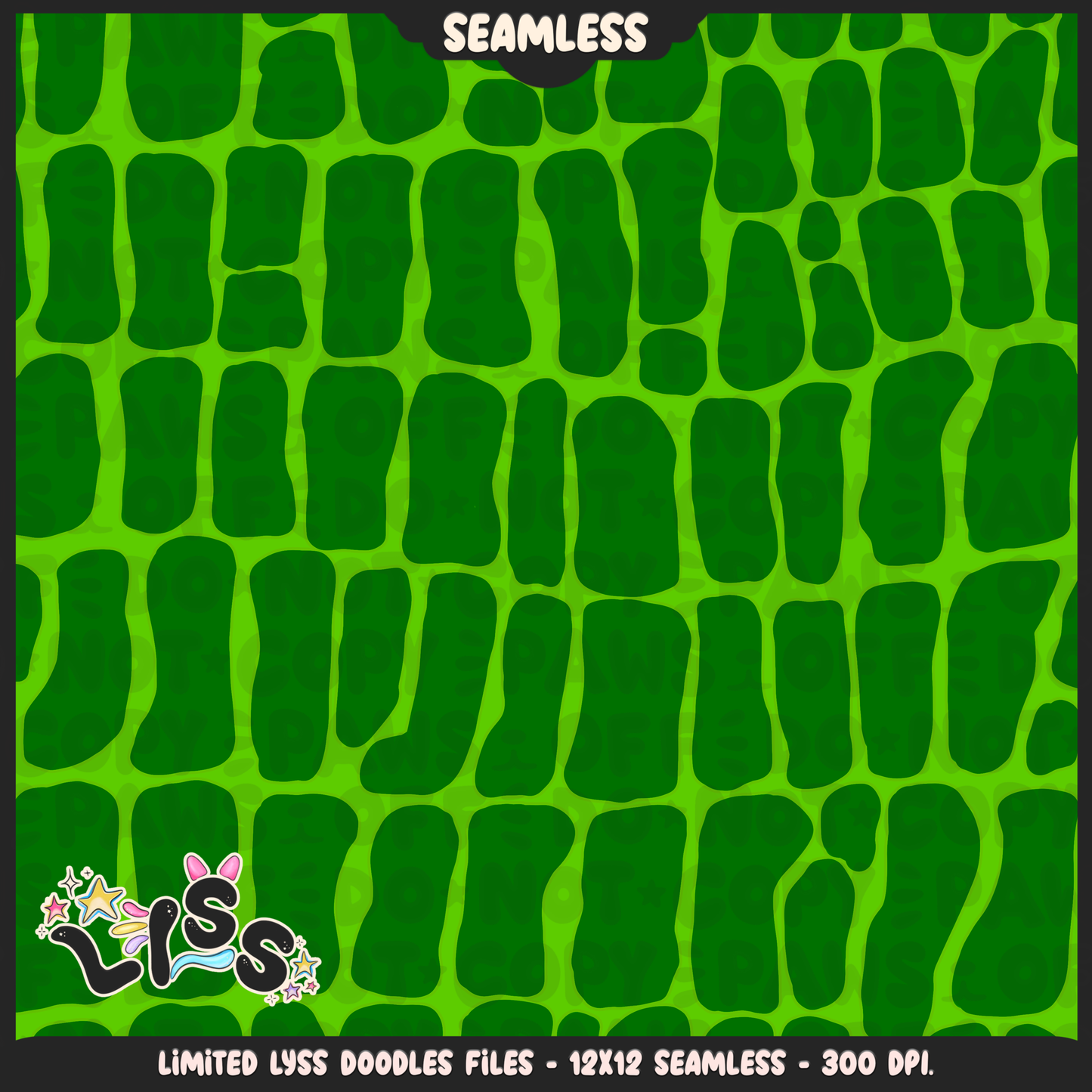 2023 - Lyss Doodles - Seamless - Coordinates - Animatronics - 23LD016