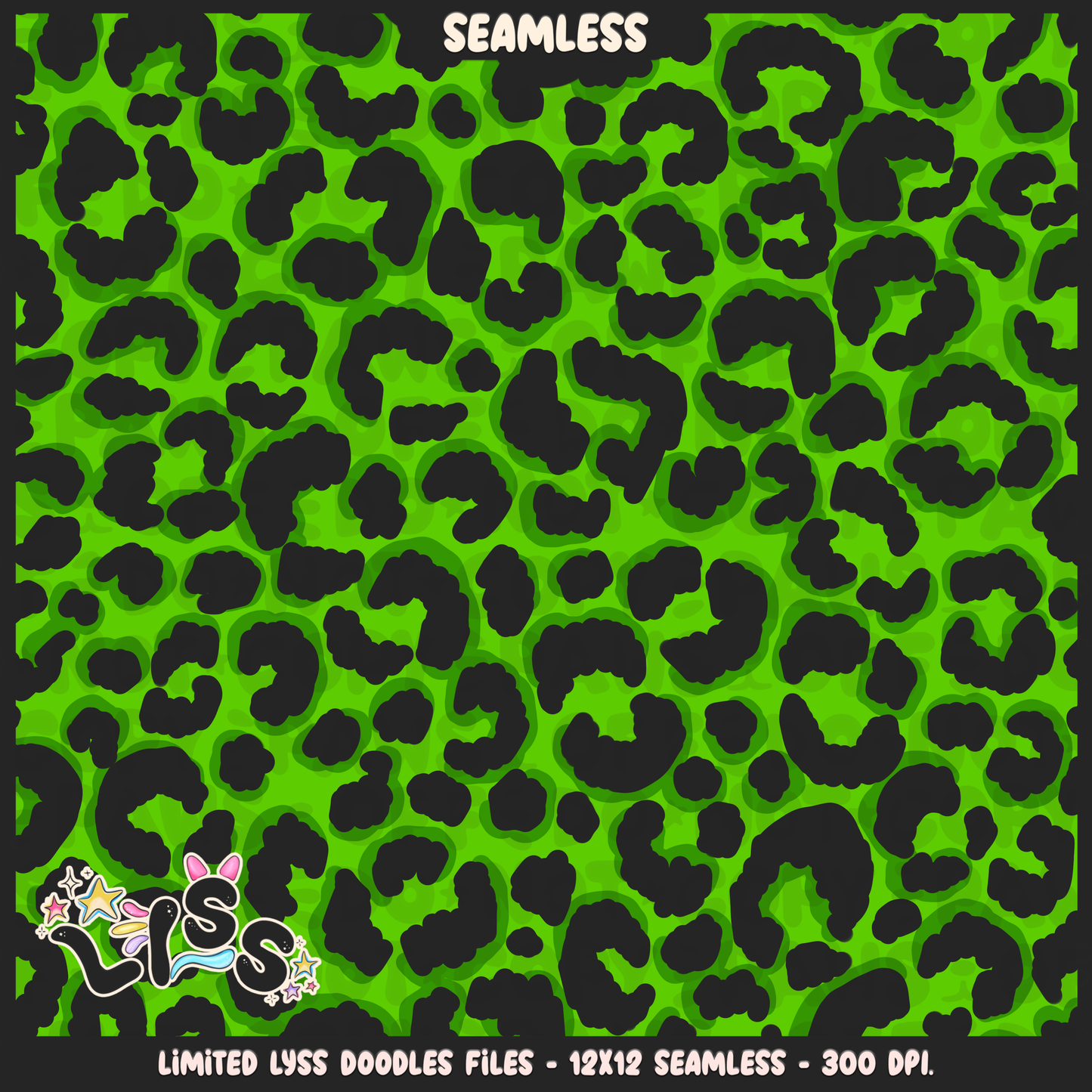 2023 - Lyss Doodles - Seamless - Coordinates - Animatronics - 23LD016