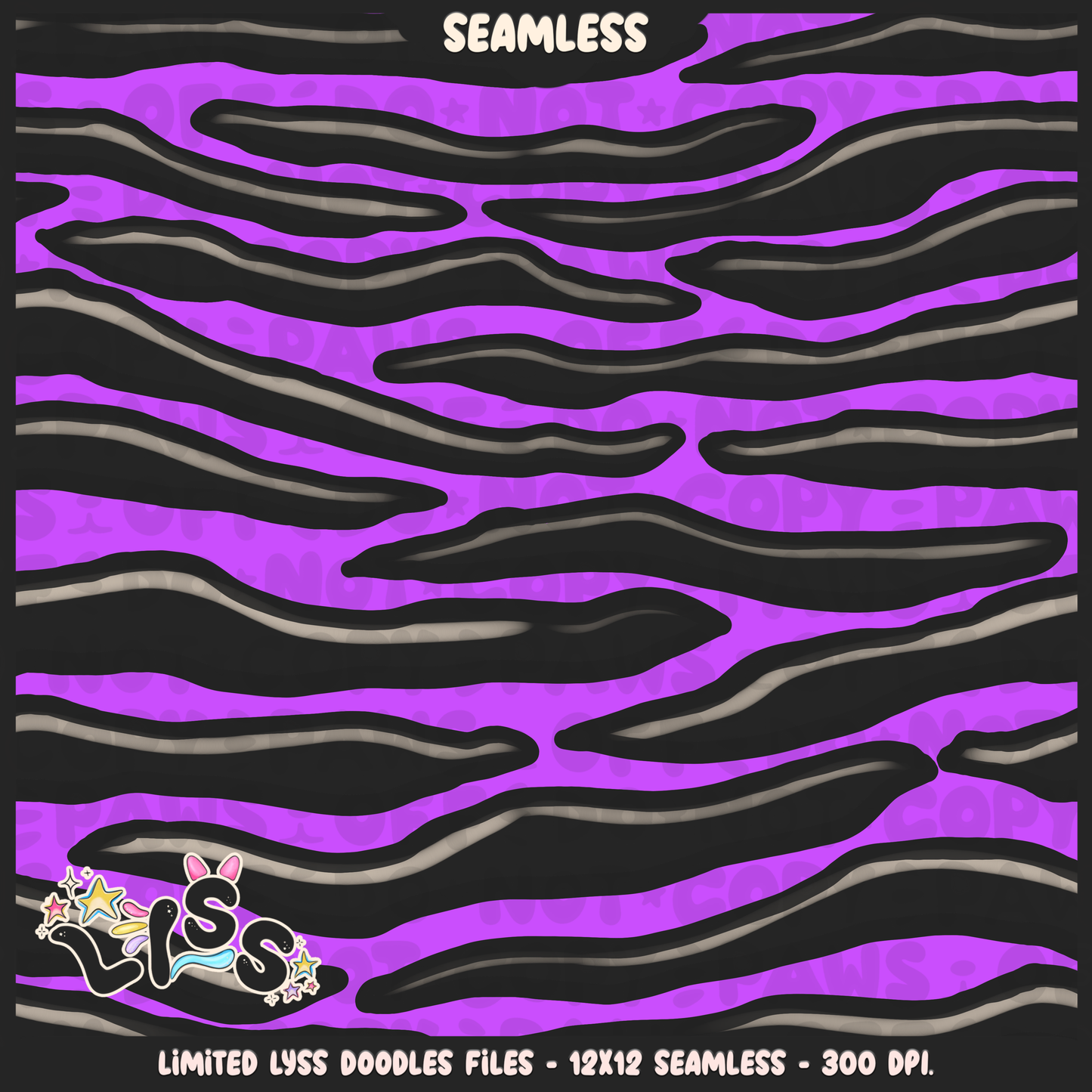 2023 - Lyss Doodles - Seamless - Coordinates - Animatronics - 23LD016