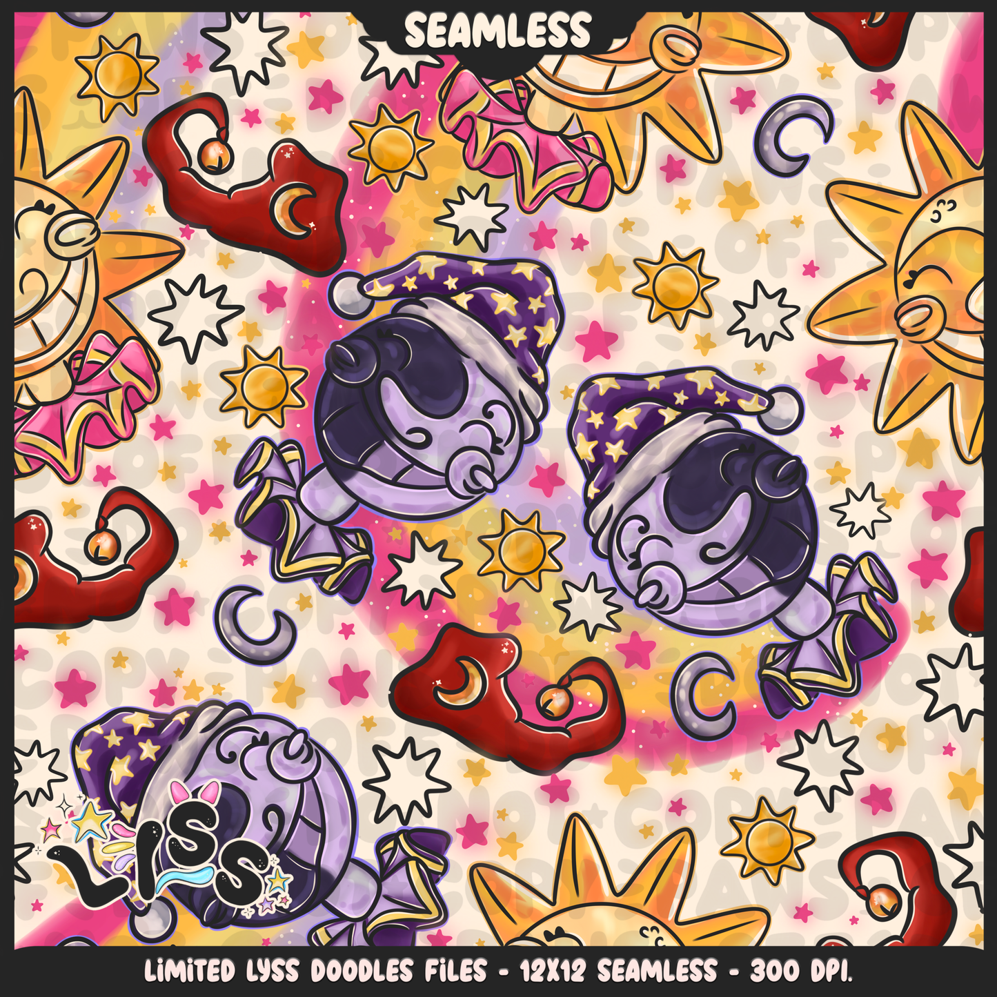 2023 - Lyss Doodles - Seamless - Mains - Animatronics - 23LD016