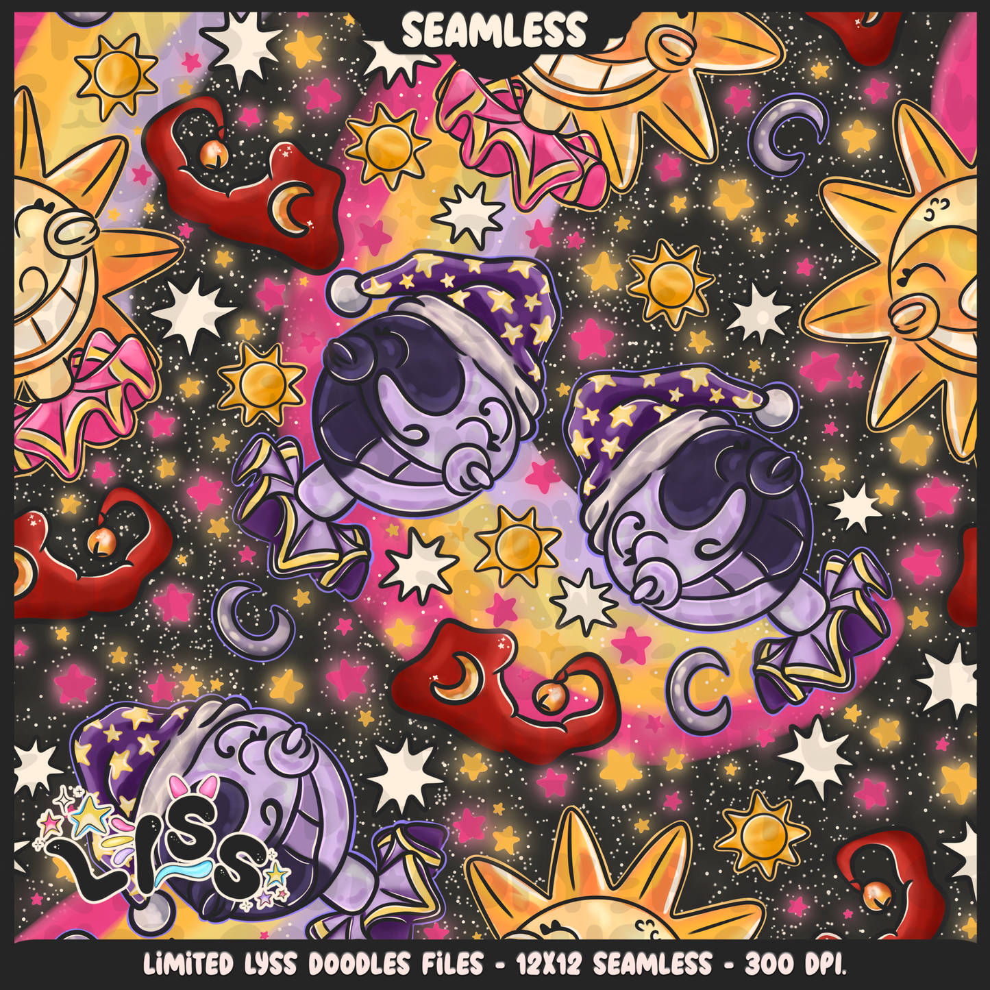 2023 - Lyss Doodles - Seamless - Mains - Animatronics - 23LD016