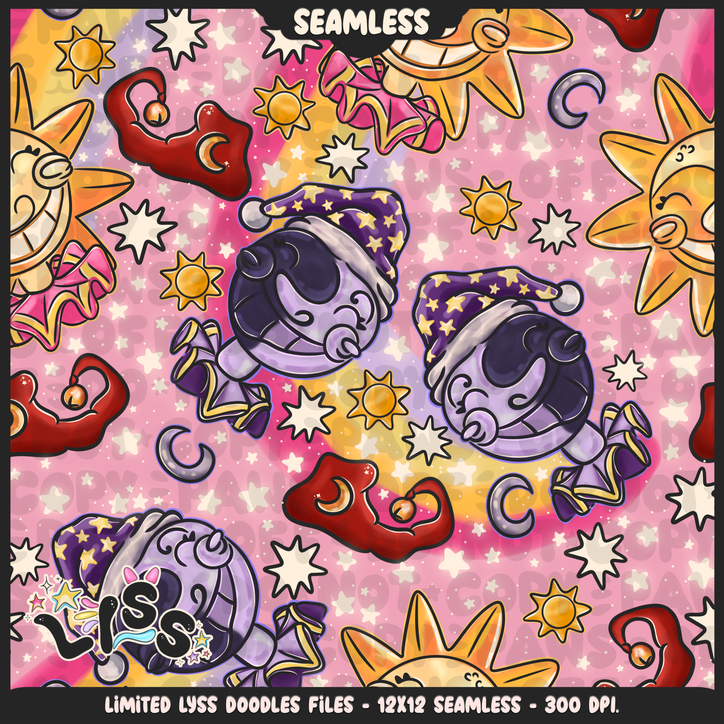 2023 - Lyss Doodles - Seamless - Mains - Animatronics - 23LD016